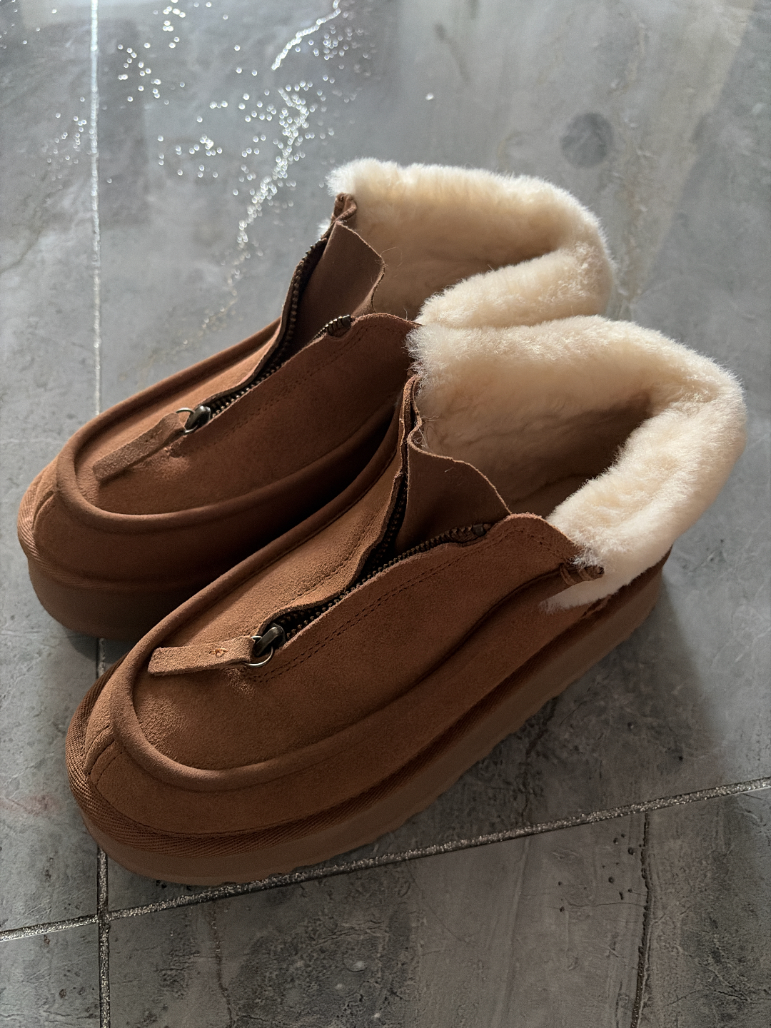 custom review-UGG Funkette Boot Теплоизоляционный Устойчивый к истиранию Противоскользящий Бутыки (Длина Стопа) Сноубутсы