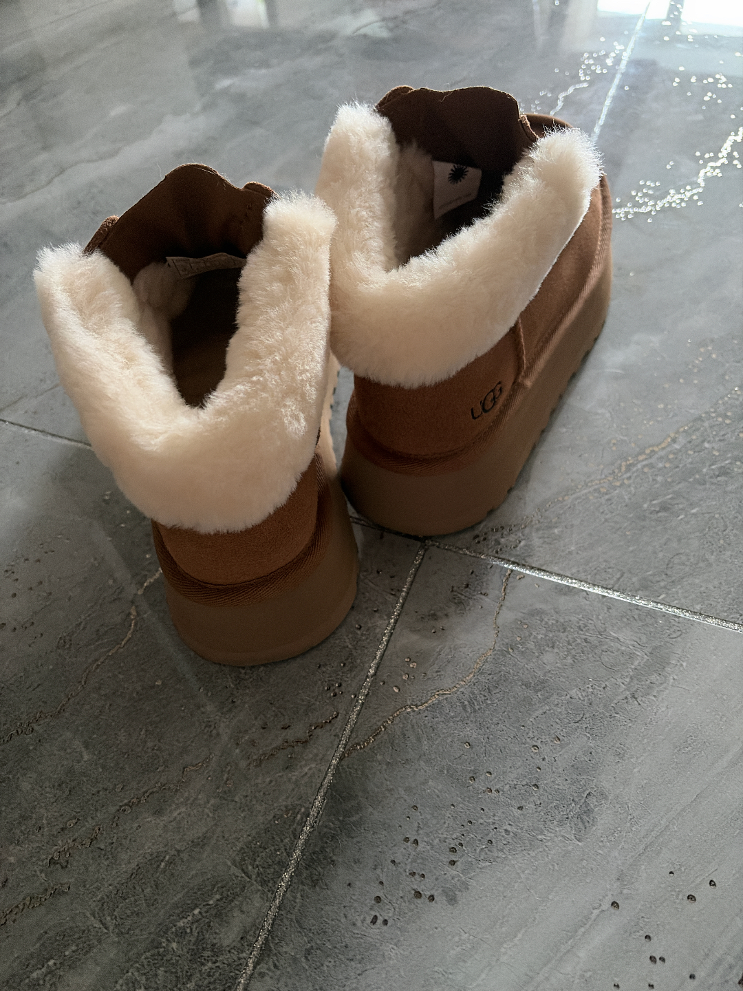 custom review-UGG Funkette Boot Теплоизоляционный Устойчивый к истиранию Противоскользящий Бутыки (Длина Стопа) Сноубутсы