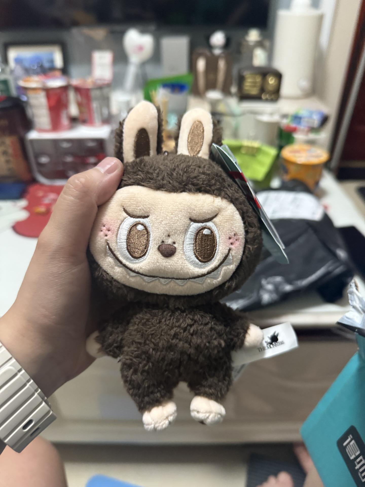 custom review-POP MART LABUBU Beijing Popland Ограниченная Версия Плюшевая Подвеска Коллекционная Фигурка