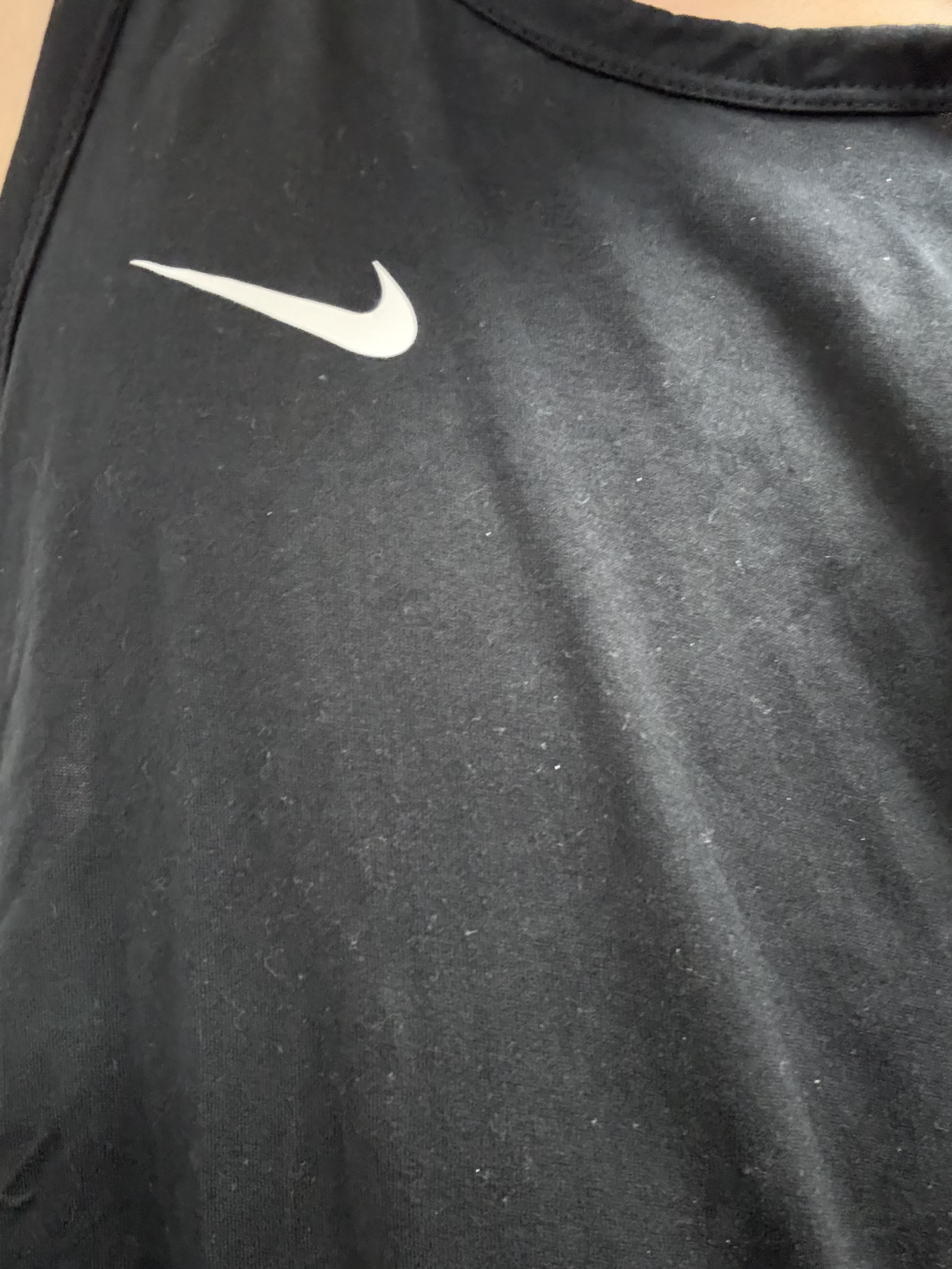 custom review-Мужская майка Nike Dri-Fit черного цвета