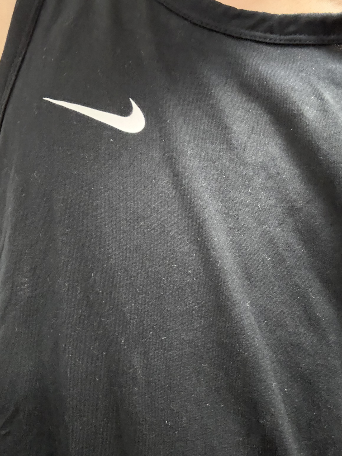 custom review-Мужская майка Nike Dri-Fit черного цвета