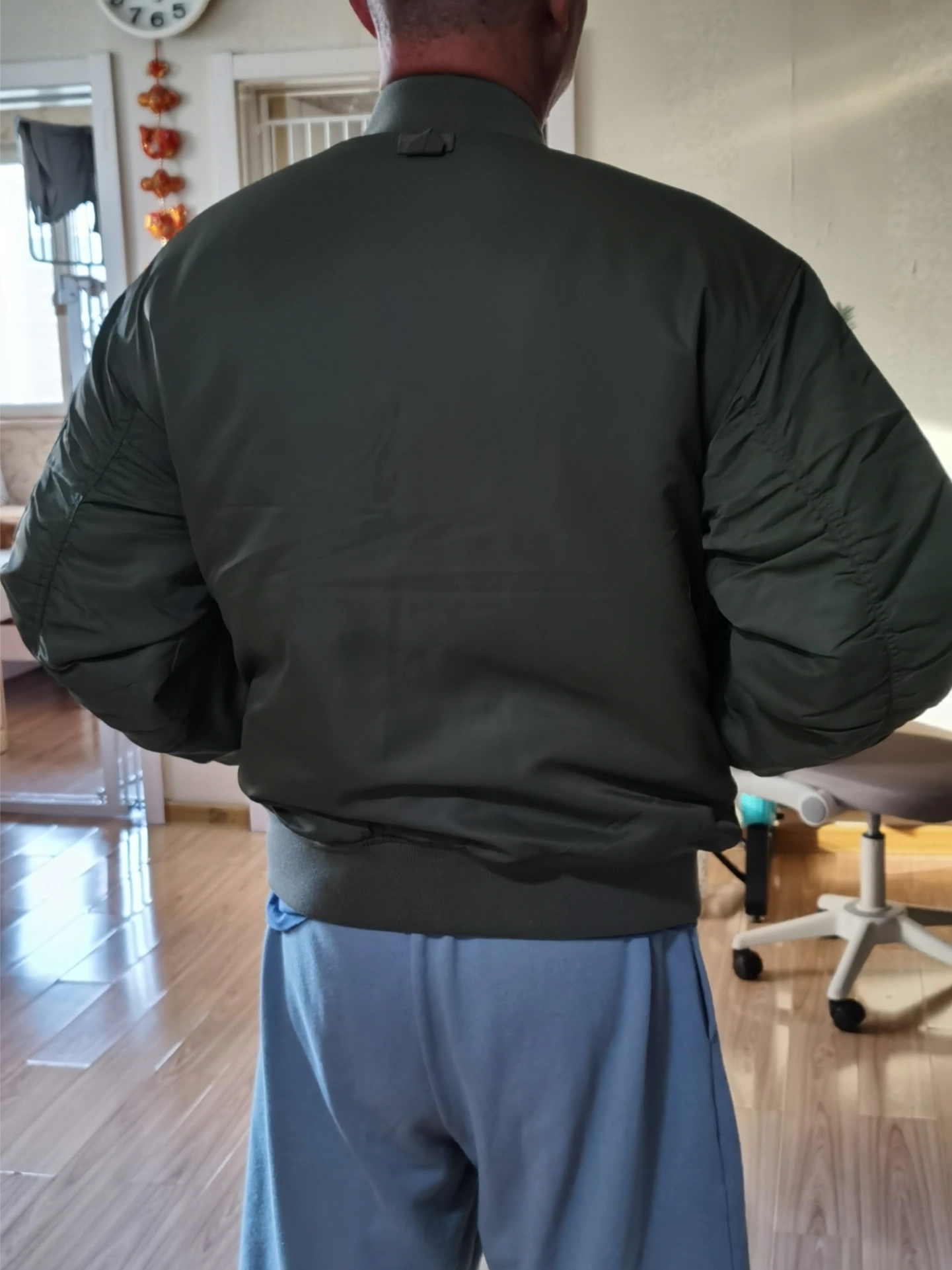 custom review-Конверс MILITARY PACK Ma 1 Куртка Мужская Зеленая