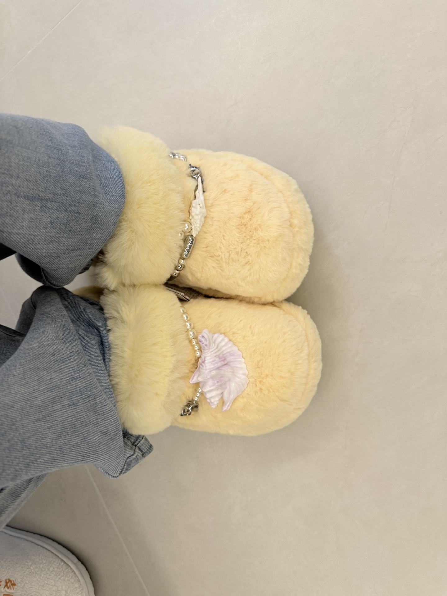 custom review-Lost In Echo x Crocs Pearl с флисовой подкладкой мюли домашние тапочки женские тауповый