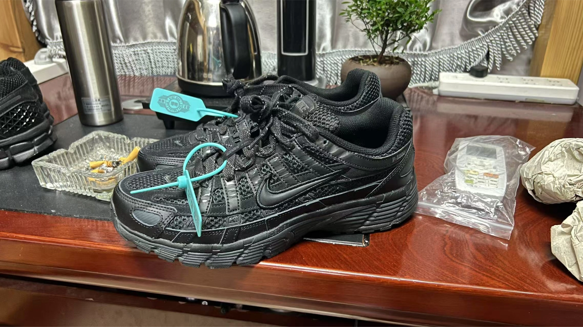 custom review-Nike P 6000 Slip Resistant Abrasion Resistant Дышащий Низкий Топ Повседневный Городской Коммутирование Беговые кроссовки Унисекс Черный