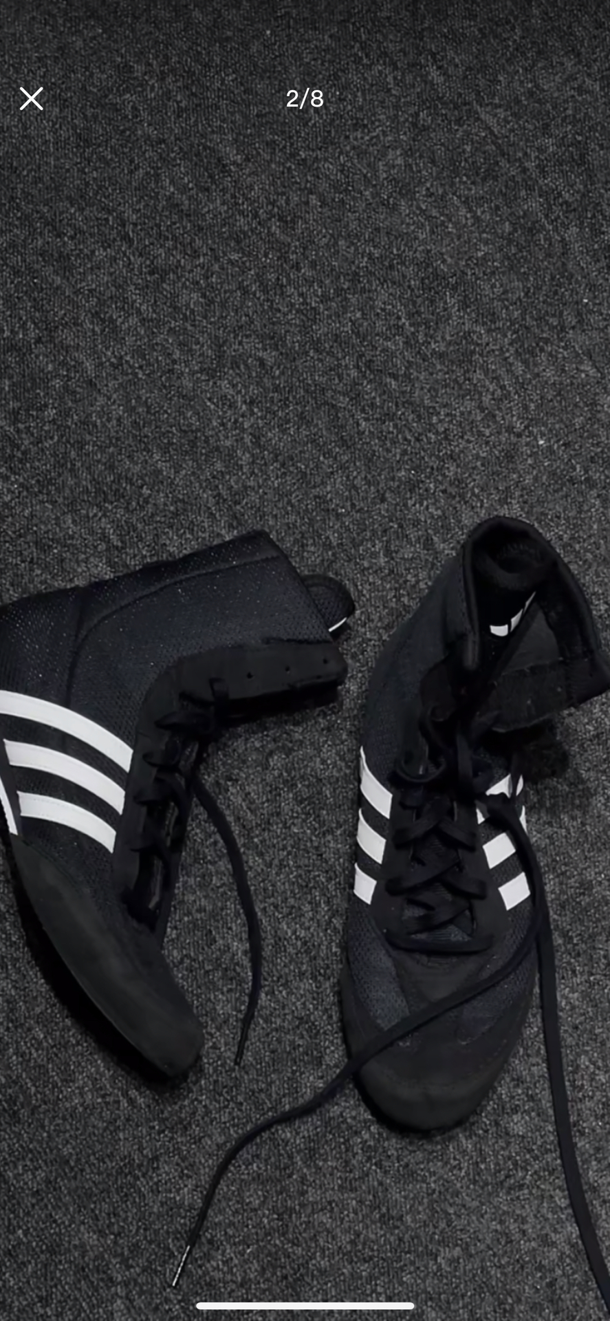 custom review-Adidas Box Hog 2,0 Удобные высокие кроссовки для тренировок унисекс угольно-черные