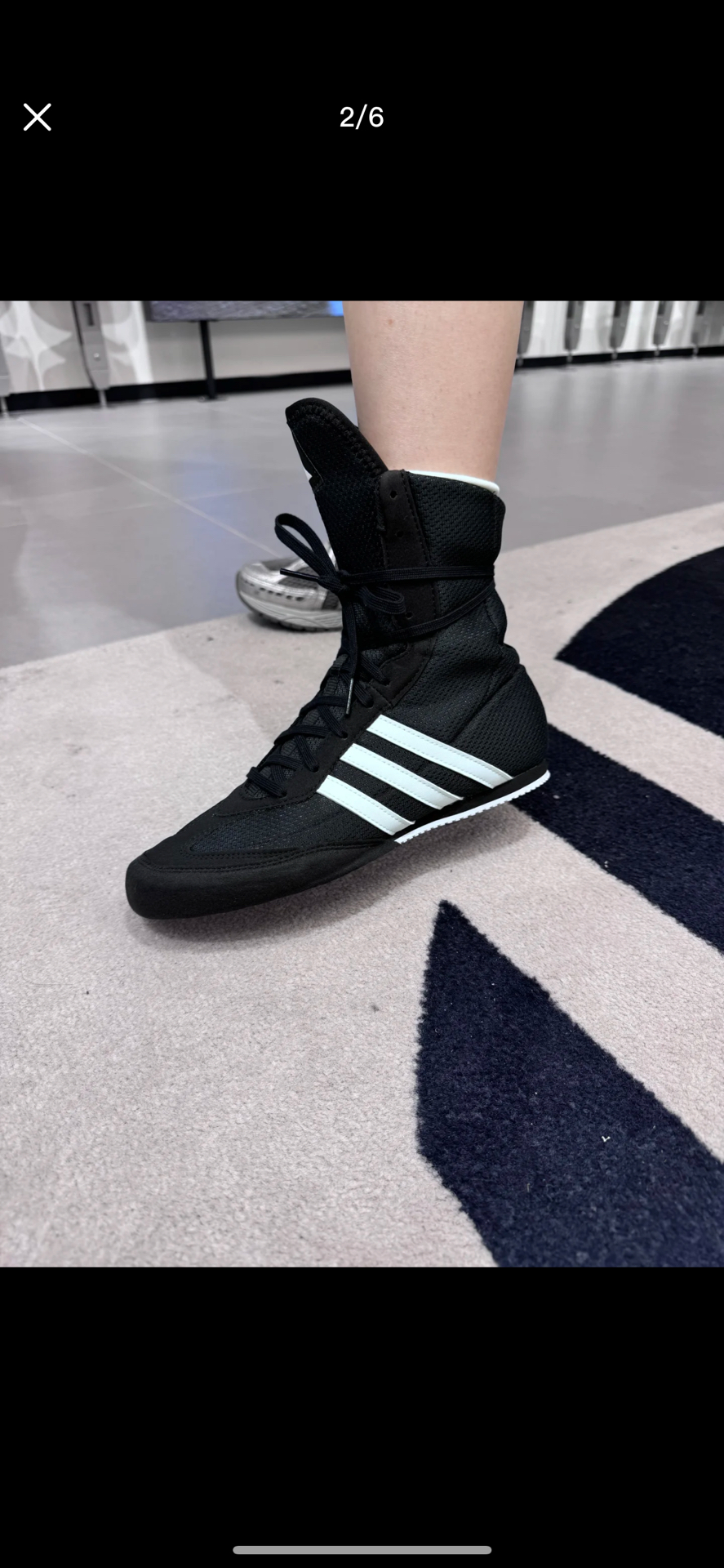 custom review-Adidas Box Hog 2,0 Удобные высокие кроссовки для тренировок унисекс угольно-черные