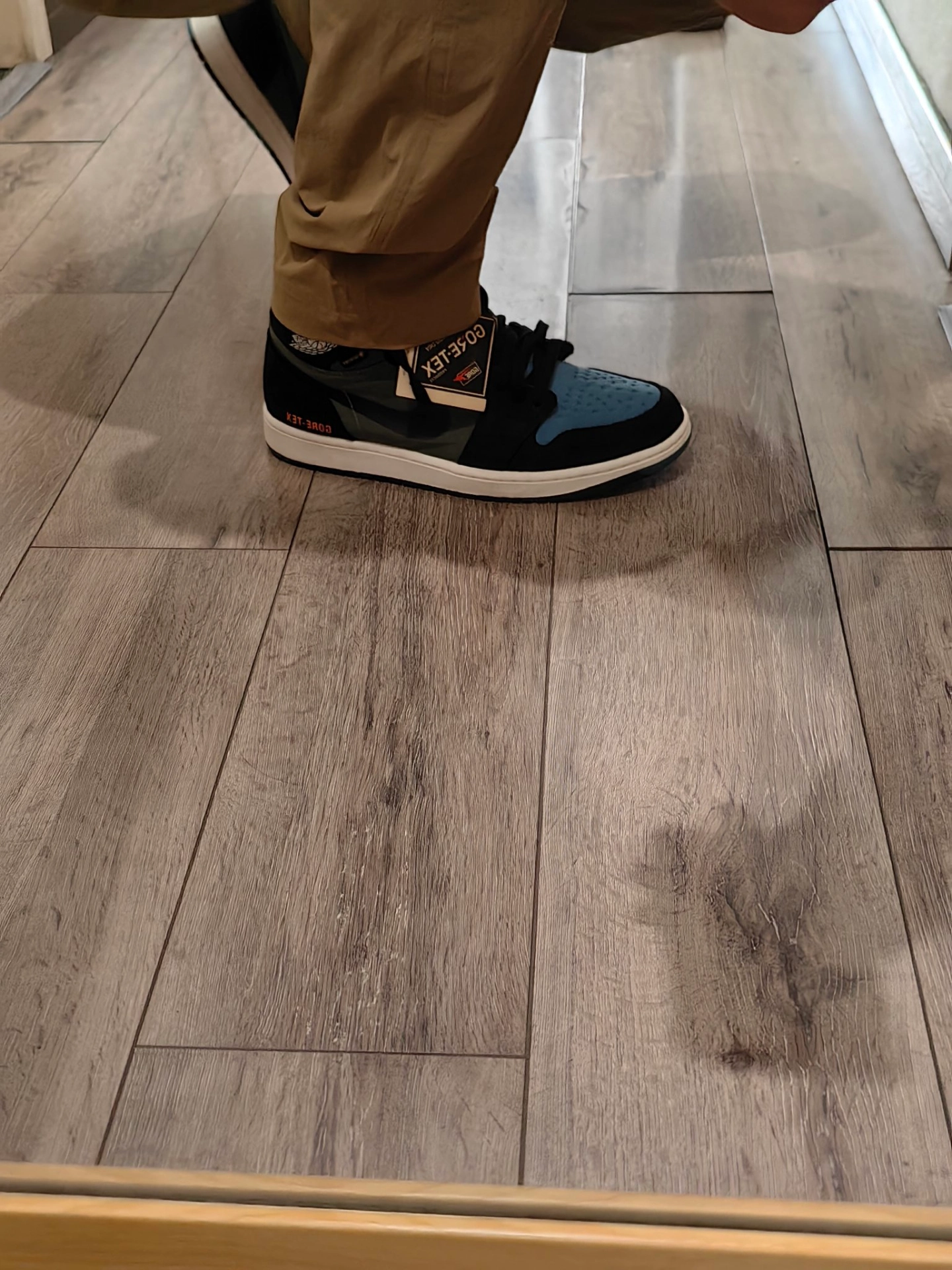 custom review-Jordan Air Jordan 1 Элемент 'Черный оливковый' Высокий топ Винтажные баскетбольные кроссовки Мужской Черный Зеленый