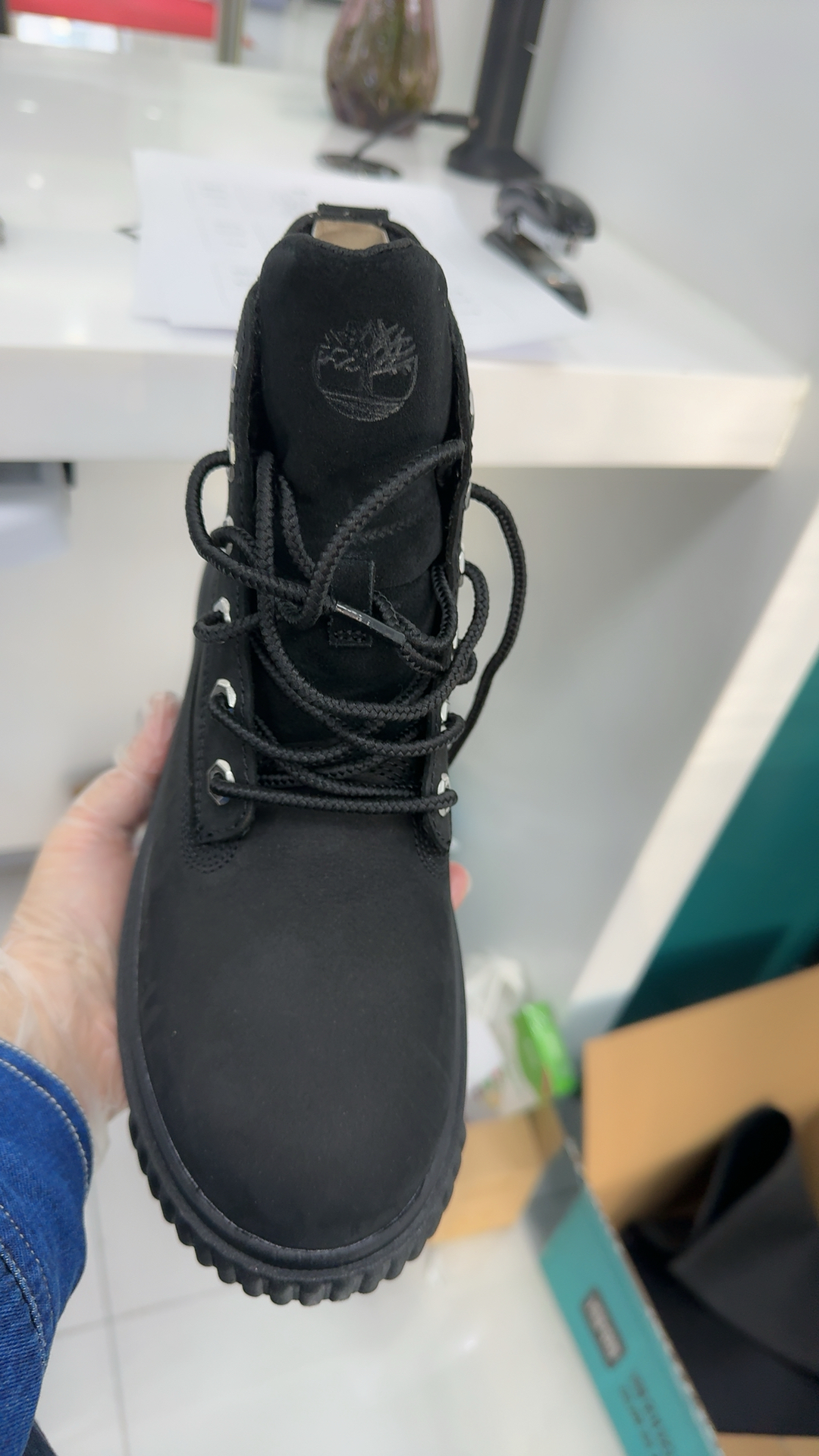 custom review-Timberland Greyfield Кружево Вверх Водонепроницаемый И Износостойкий Короткий Аутдор Женские Черный