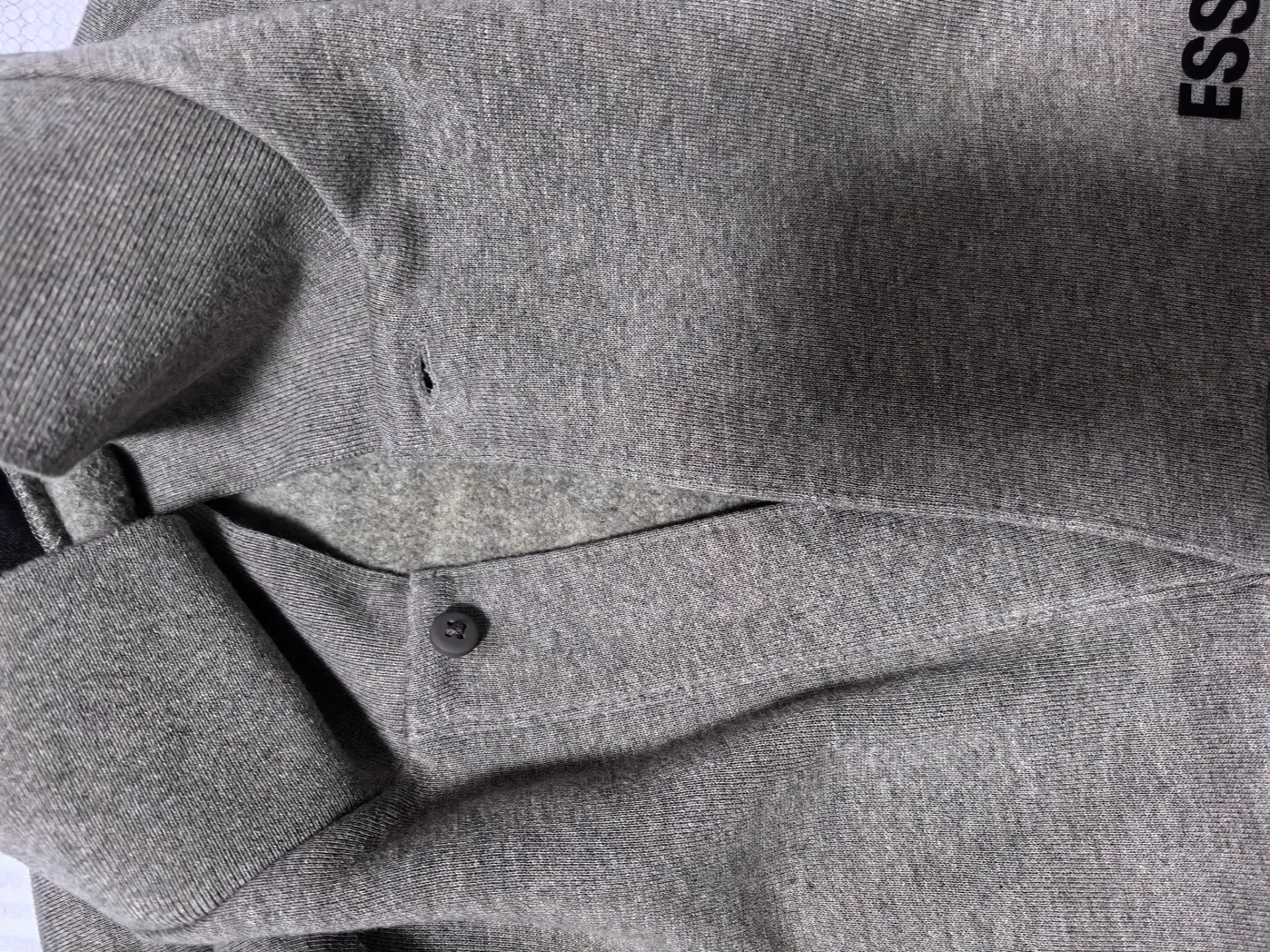 custom review-Fear of God ESSENTIALS Темный Пыльный Серый/Фотиния Серый Мужская Поло