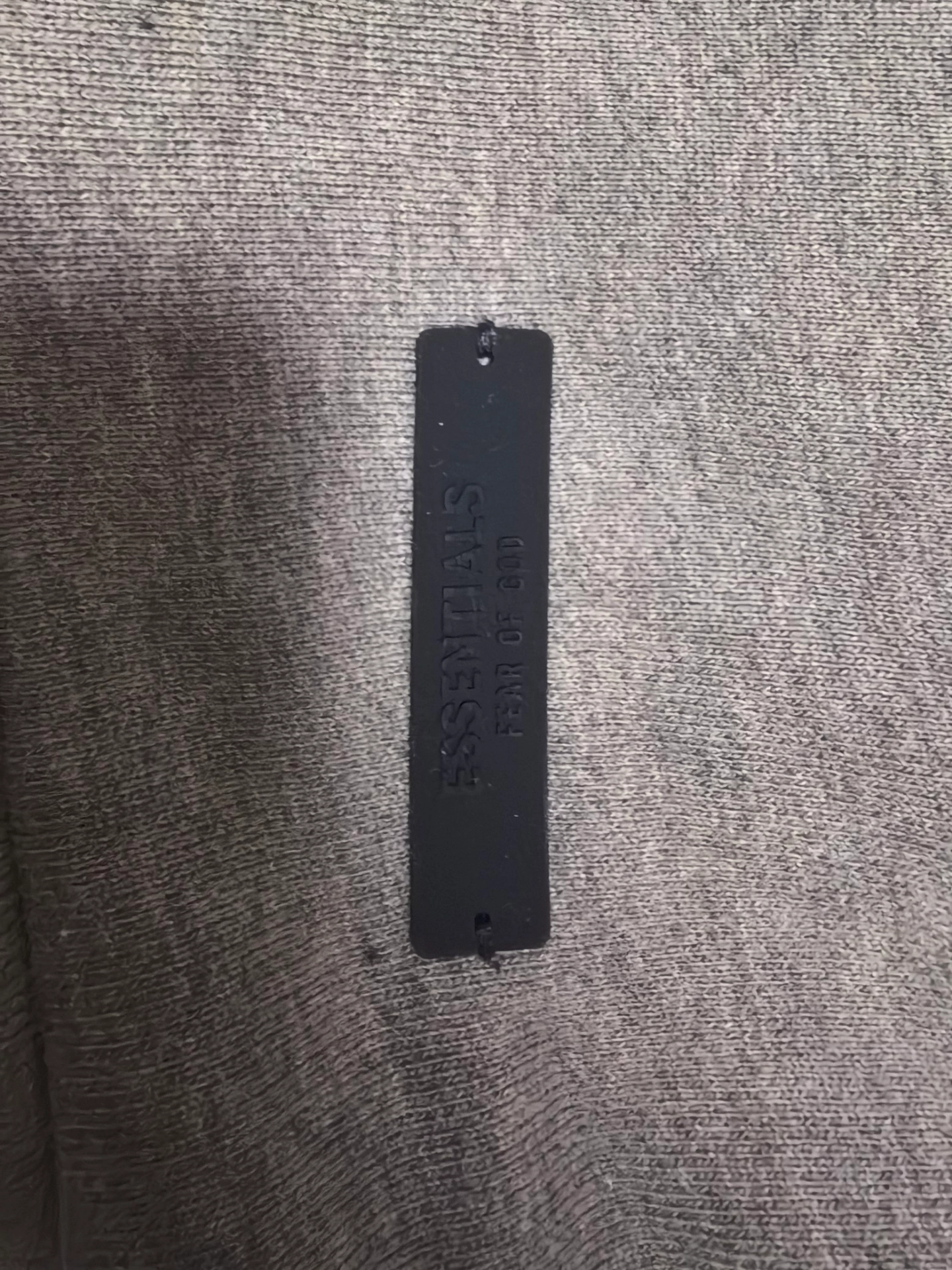 custom review-Fear of God ESSENTIALS Темный Пыльный Серый/Фотиния Серый Мужская Поло