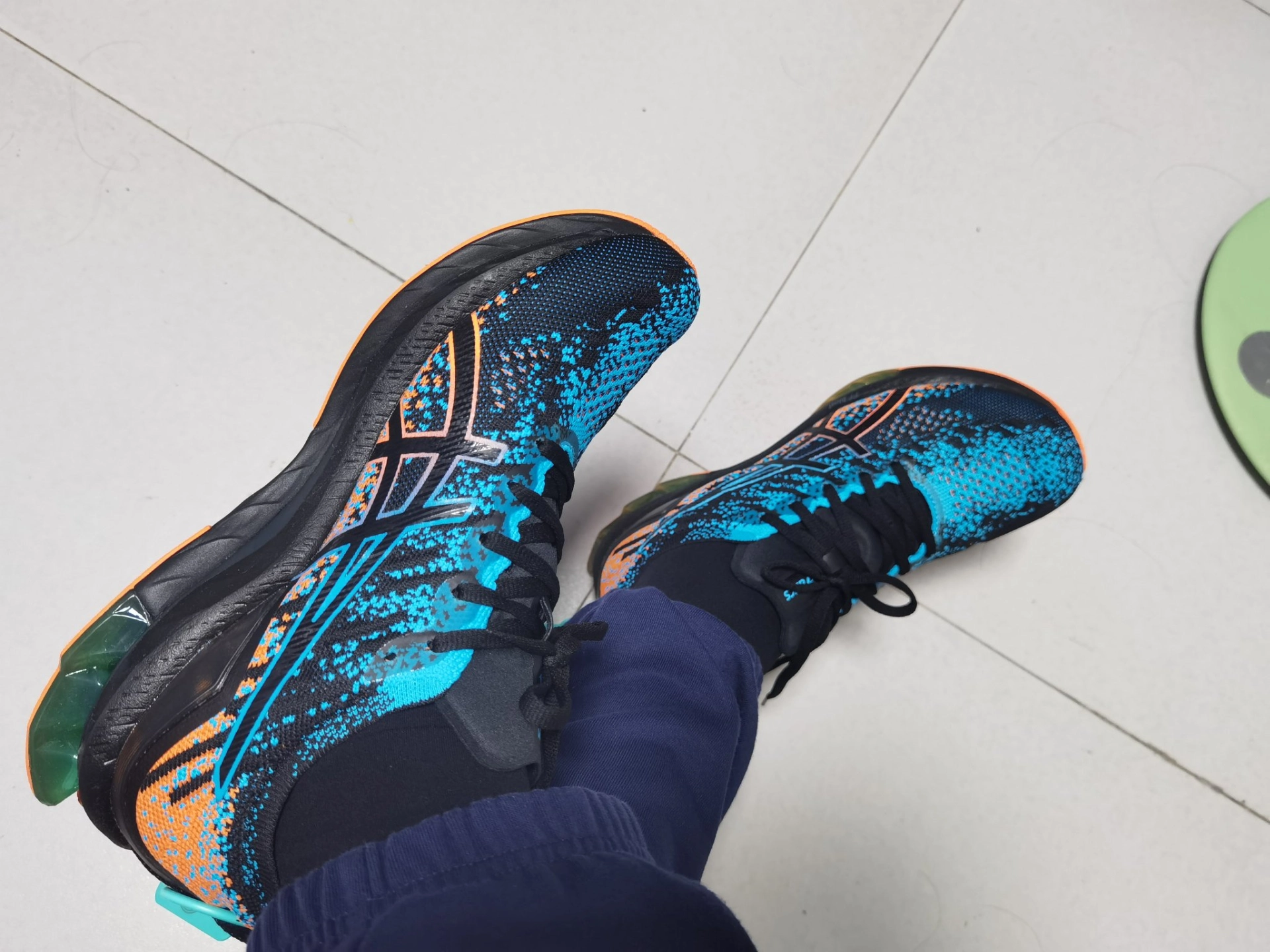 custom review-Asics Gel Kinsei Blast Комфортная ткань устойчивая к истиранию дышащая низкий топ беговые кроссовки мужской черный синий