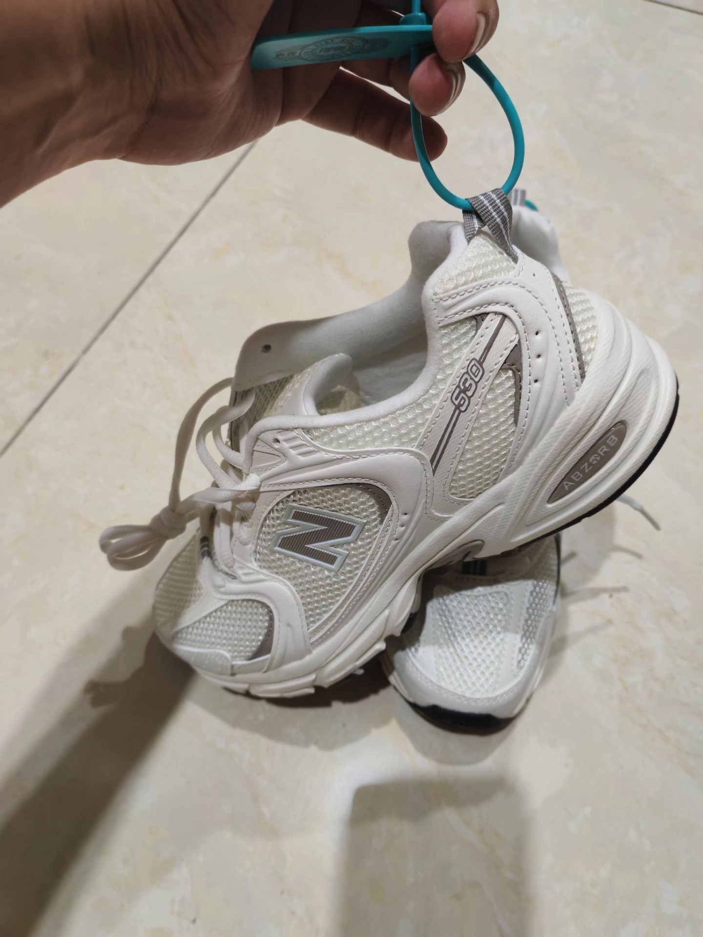 custom review-New Balance NB 530 Устойчивый к истиранию Низкий Топ Повседневная Городская Коммутерская Беговая Обувь Унисекс Белый Серый