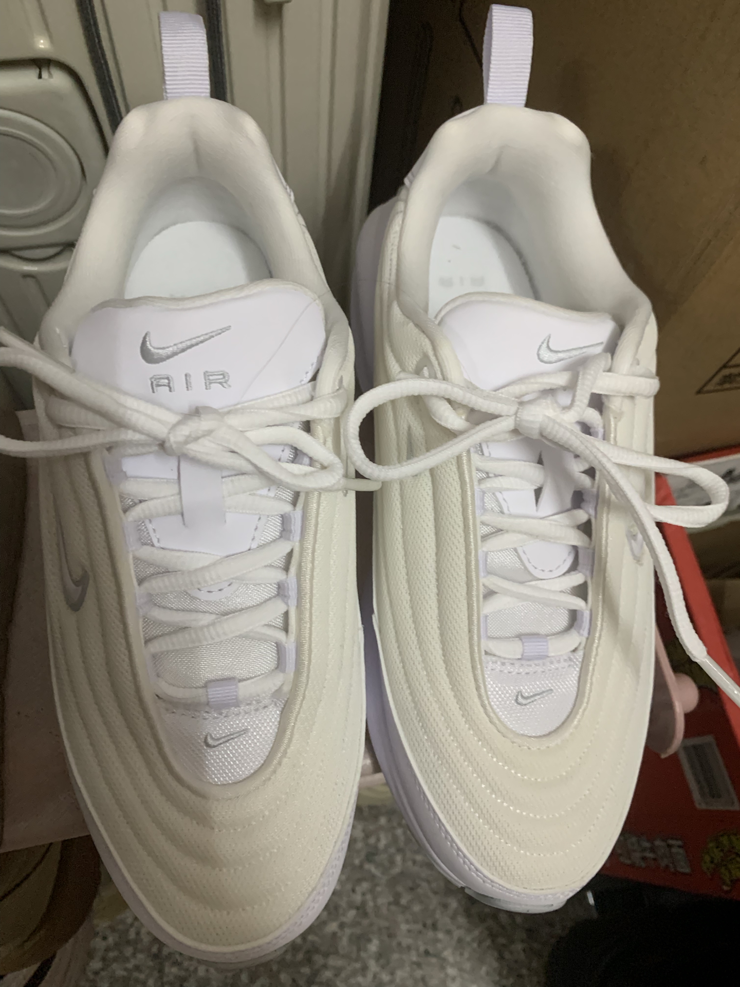 custom review-Nike Air Max Portal Амортизация Износостойкий Низкий Топ Повседневный Городской Коммутирование Беговые кроссовки Женские Белые