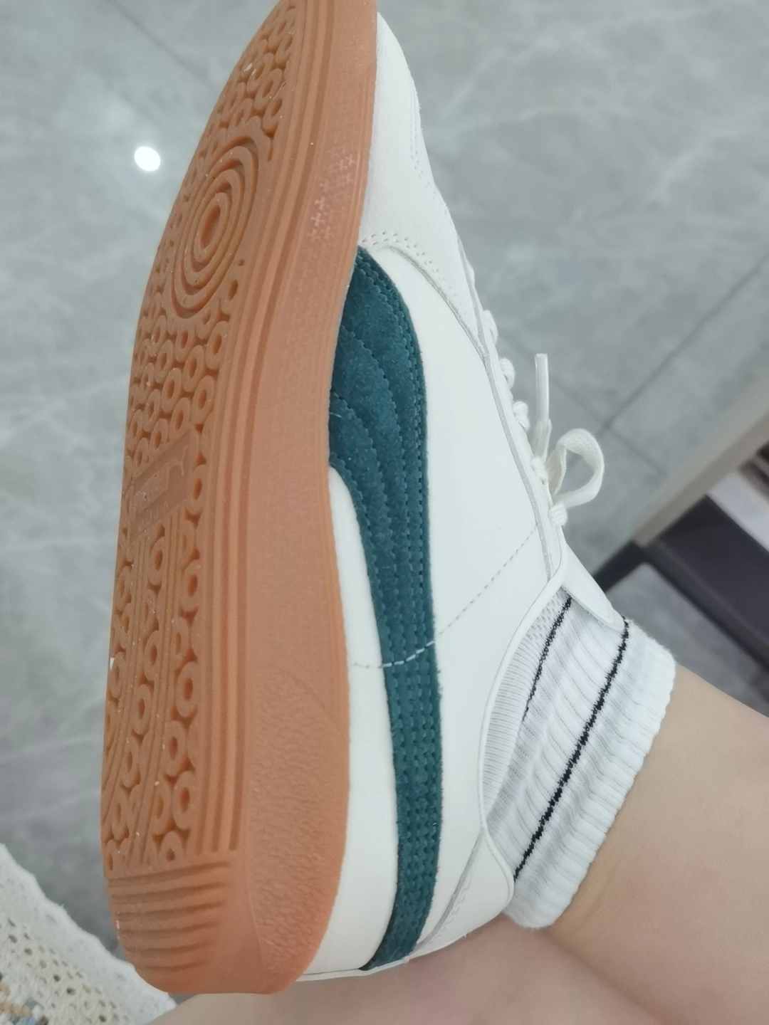 custom review-PUMA Army Trainer Устойчивые к истиранию Низкие Кроссовки для скейтбординга Унисекс Белый Зеленый