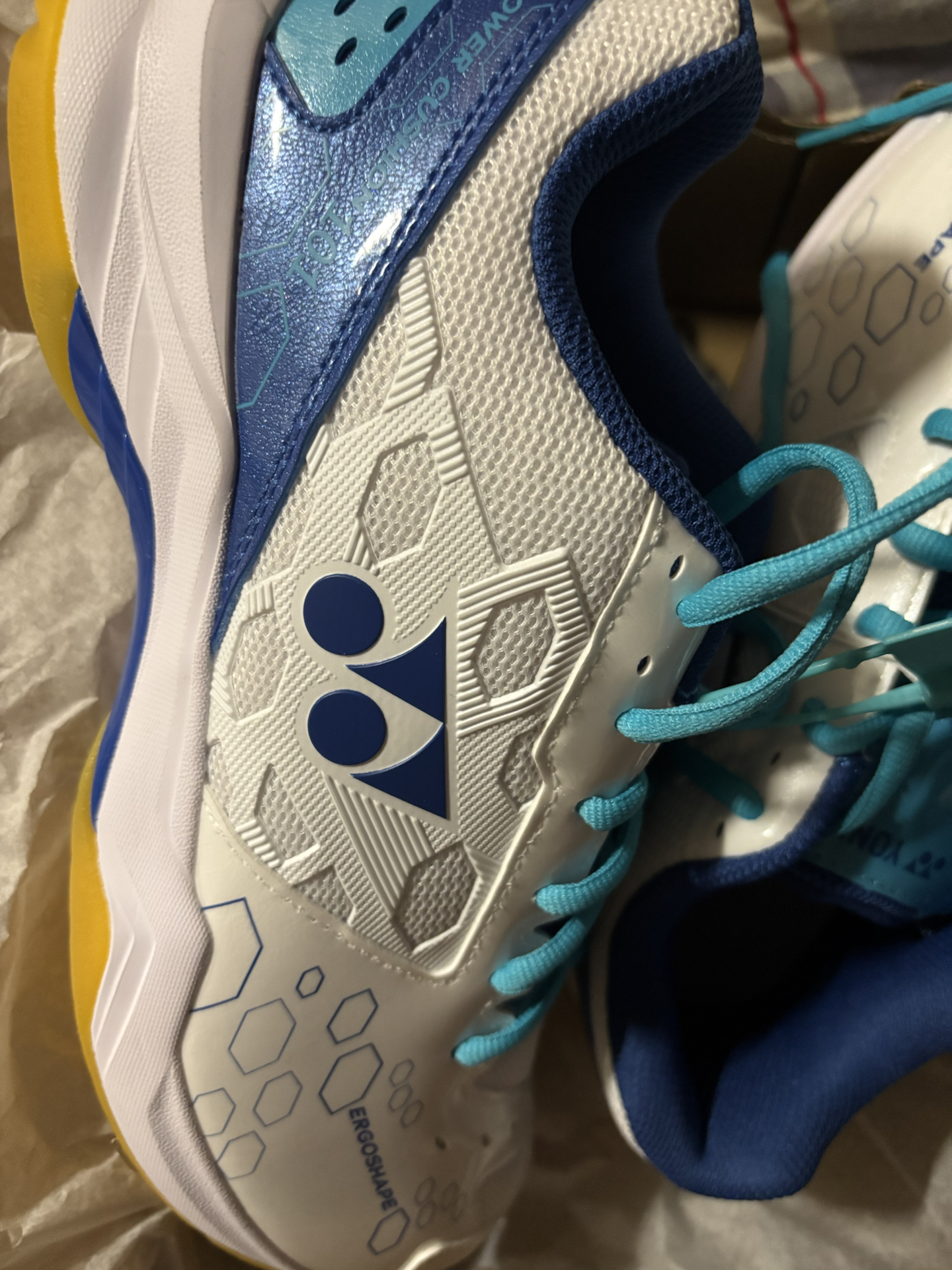 custom review-YONEX Амортизирующая стелька текстиль синтетическая кожа противо-завихрение низкий топ обувь для бадминтона унисекс