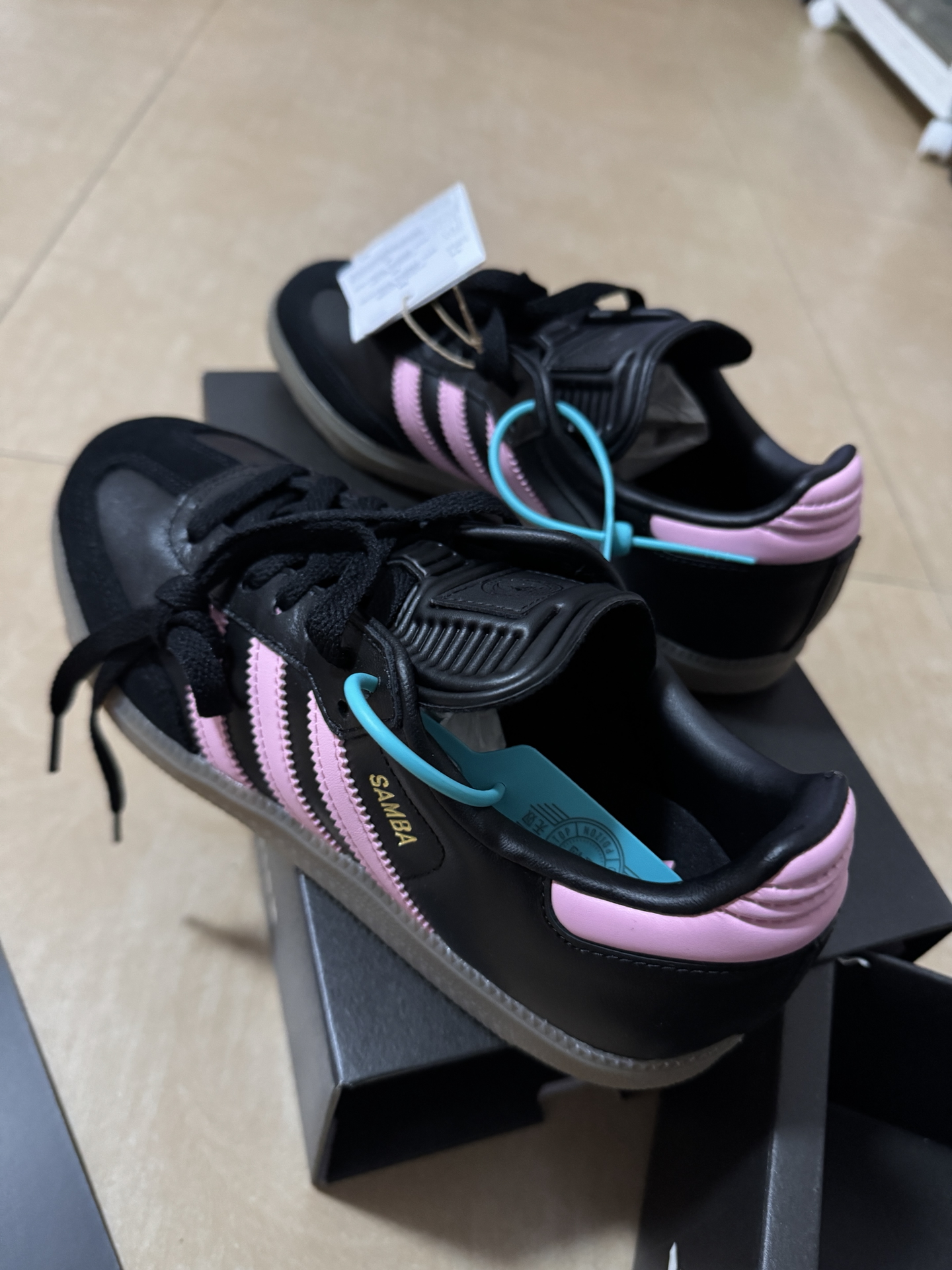 custom review-INTER MIAMI CF x Adidas Originals Samba Low Топ Скейтборд Кроссовки Мужские Черные