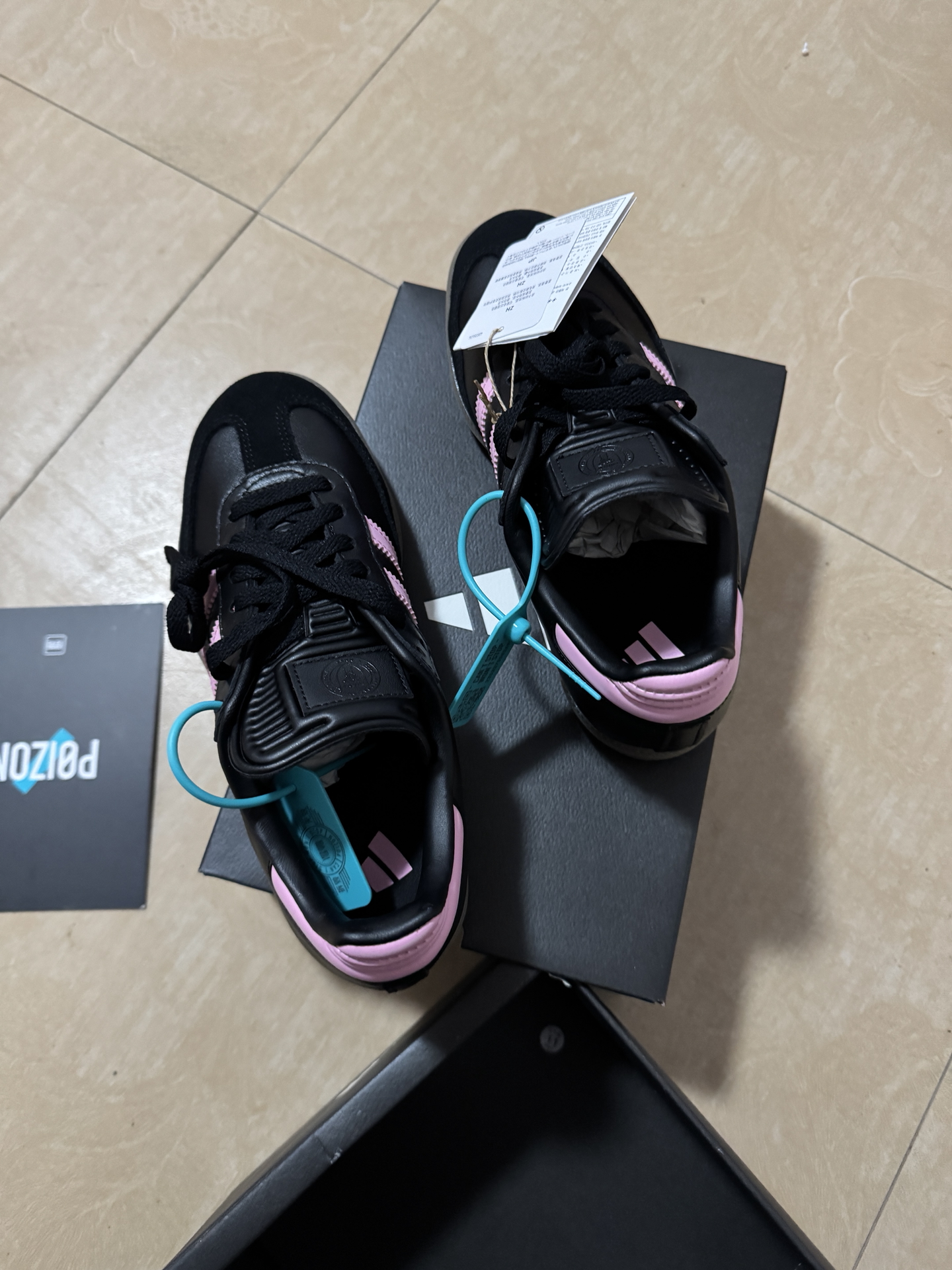 custom review-INTER MIAMI CF x Adidas Originals Samba Low Топ Скейтборд Кроссовки Мужские Черные