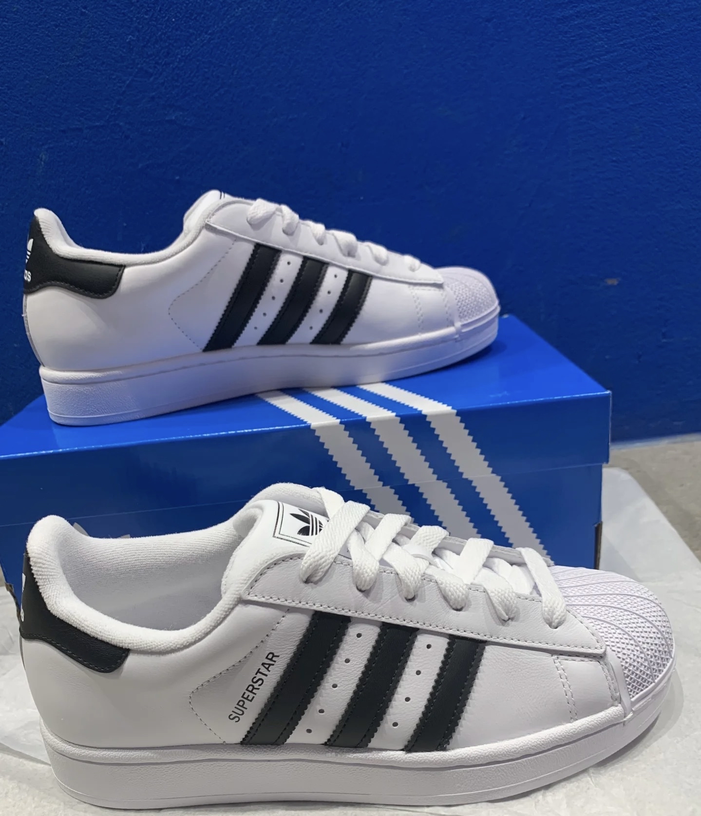 custom review-Adidas Originals Superstar 2 Устойчивые к истиранию низкие скейтборд-кроссовки унисекс белые