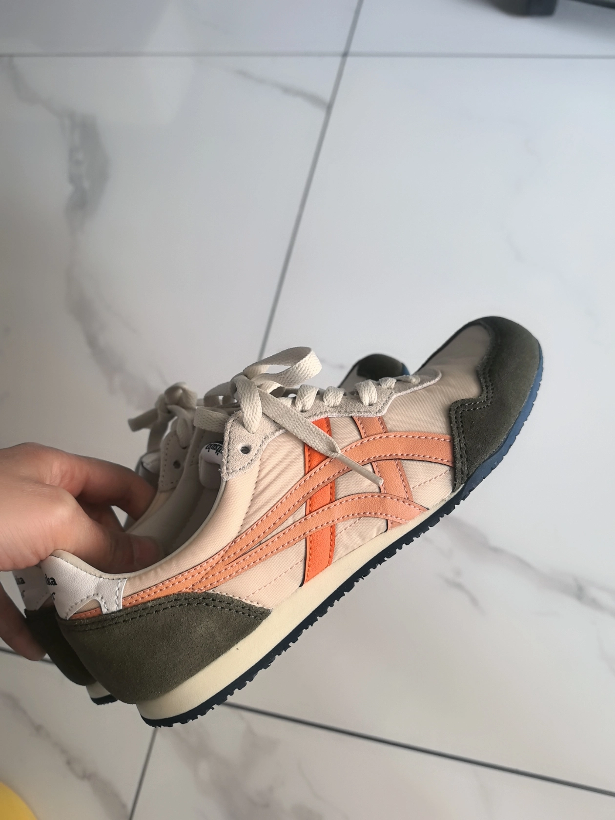 custom review-Onitsuka Tiger Serrano Амортизация Противоскользящая Устойчивая к истиранию Дышащая Низкий Верх Повседневная Обувь