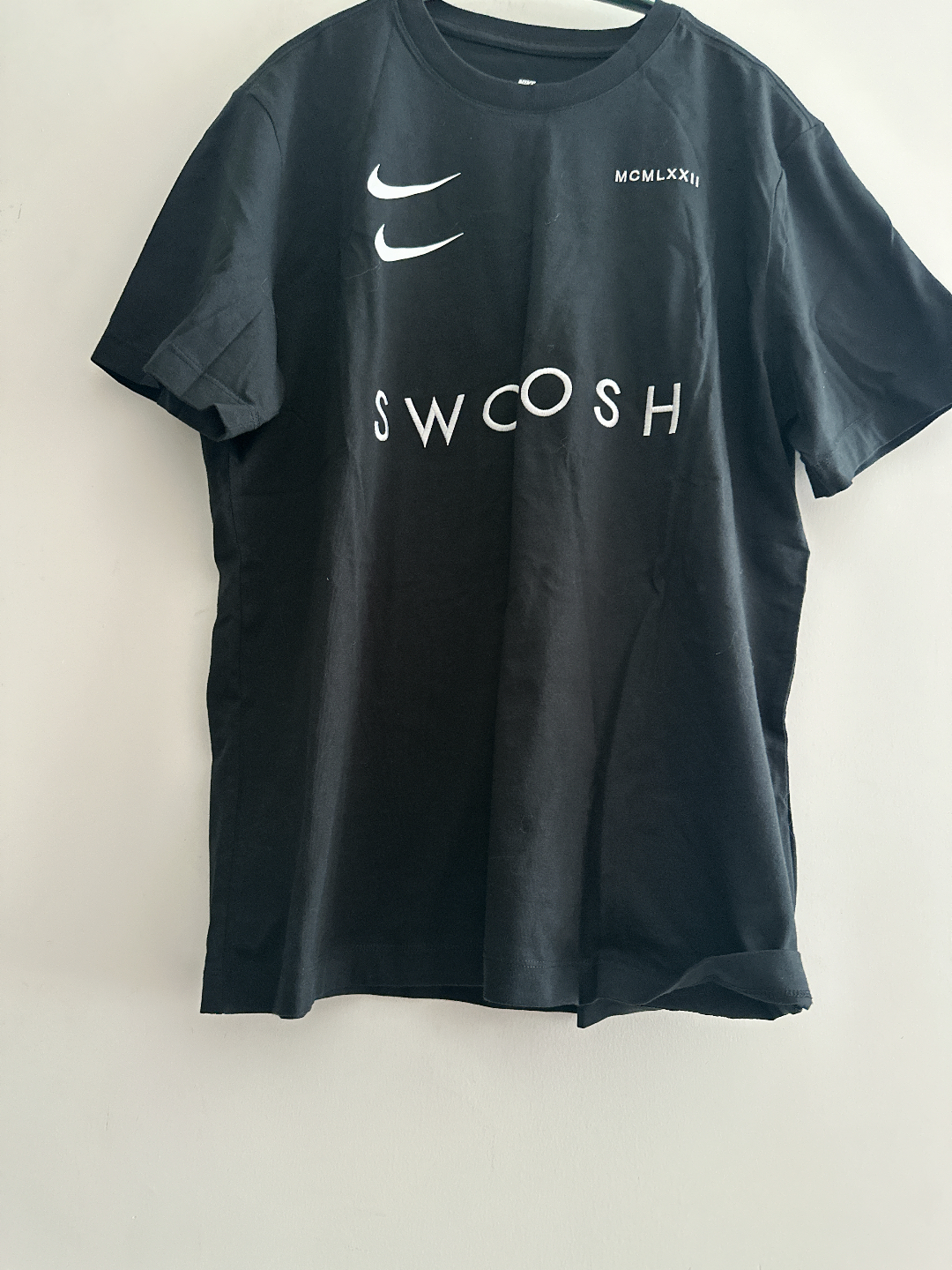 custom review-Nike Мужские черные футболки