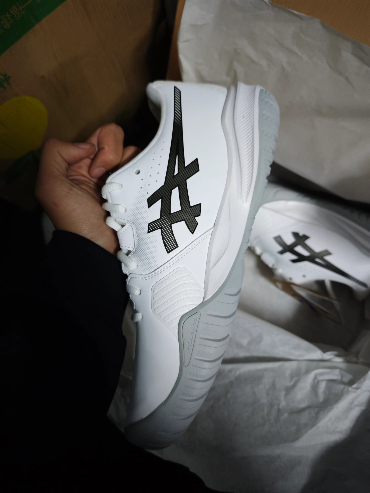 custom review-Asics Gel Challenger 15 Устойчивые к истиранию Низкие Кроссовки для тенниса Мужские Белые