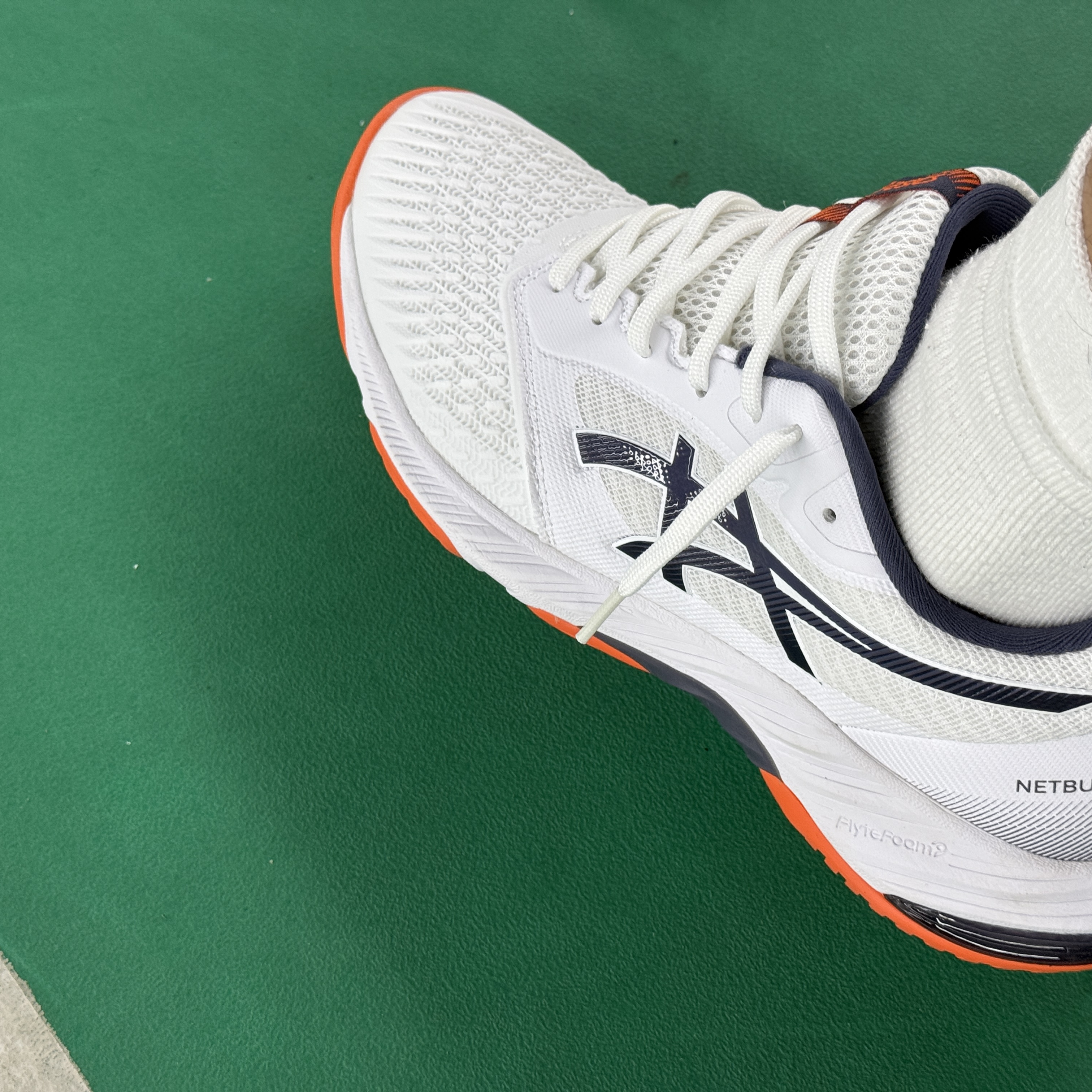 custom review-ASICS Netburner Ballistic FF 3 Износостойкие и Легкие Низкие Кроссовки для тренировок Унисекс Белые