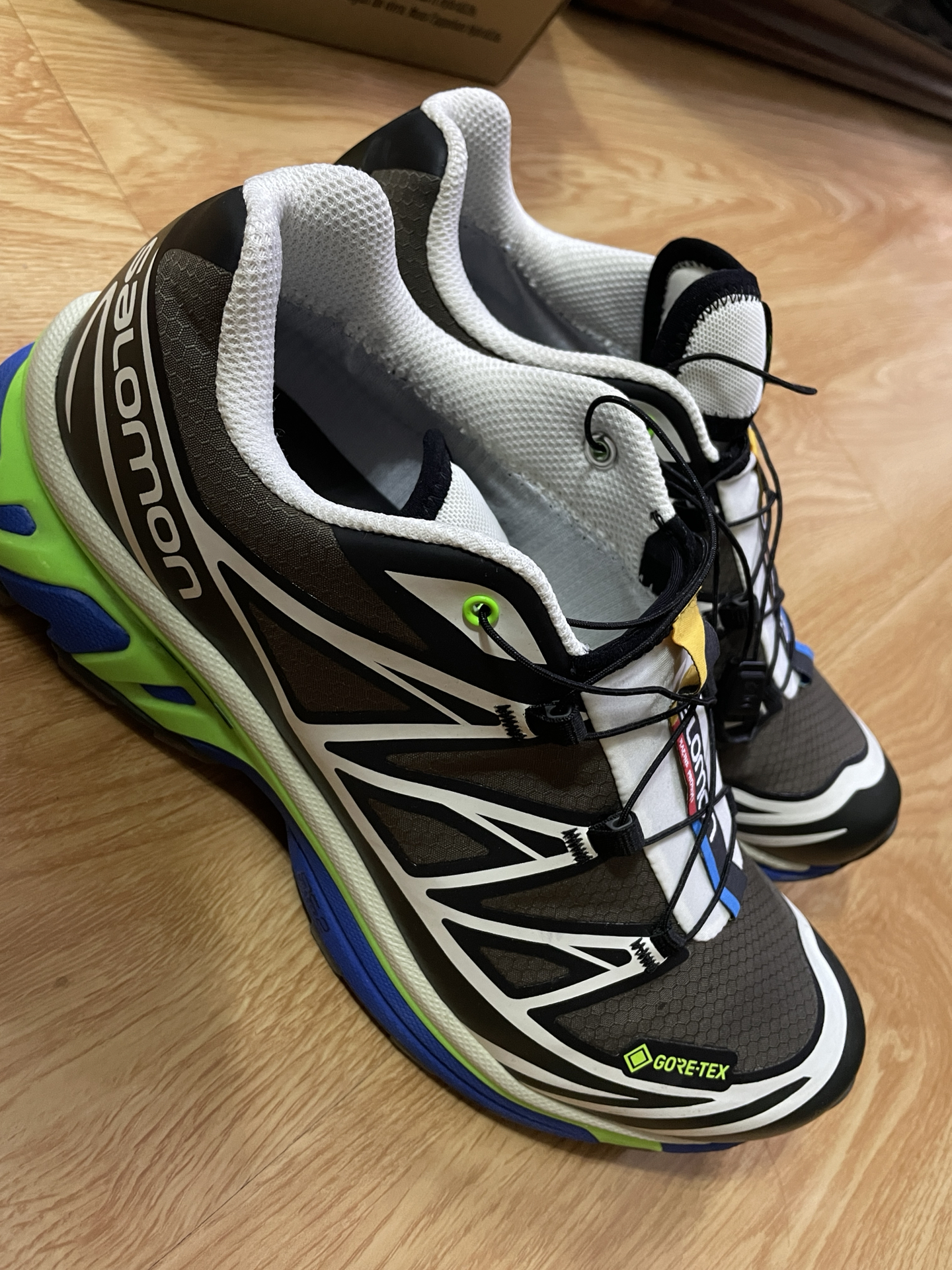 custom review-SSENSE x SALOMON XT 6 GTX Slip-Resistant и Breathable Низкий Топ Уличная Обувь Мужская Коричневый Черный Зеленый