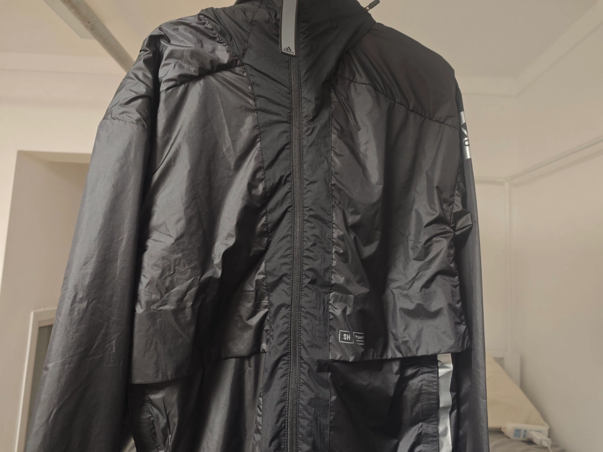 custom review-Adidas MYSHELTER Пальто Мужское Черное