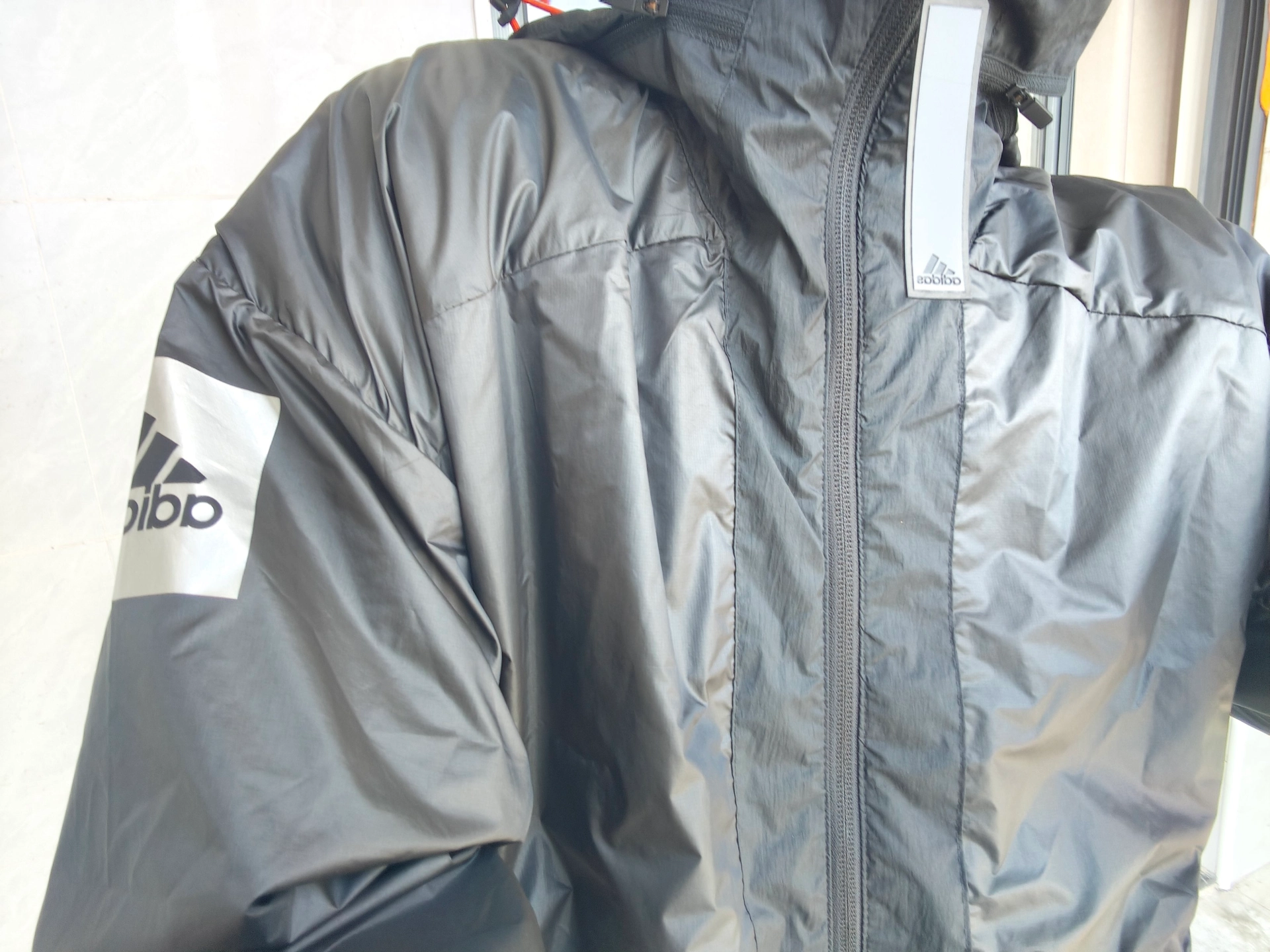 custom review-Adidas MYSHELTER Пальто Мужское Черное