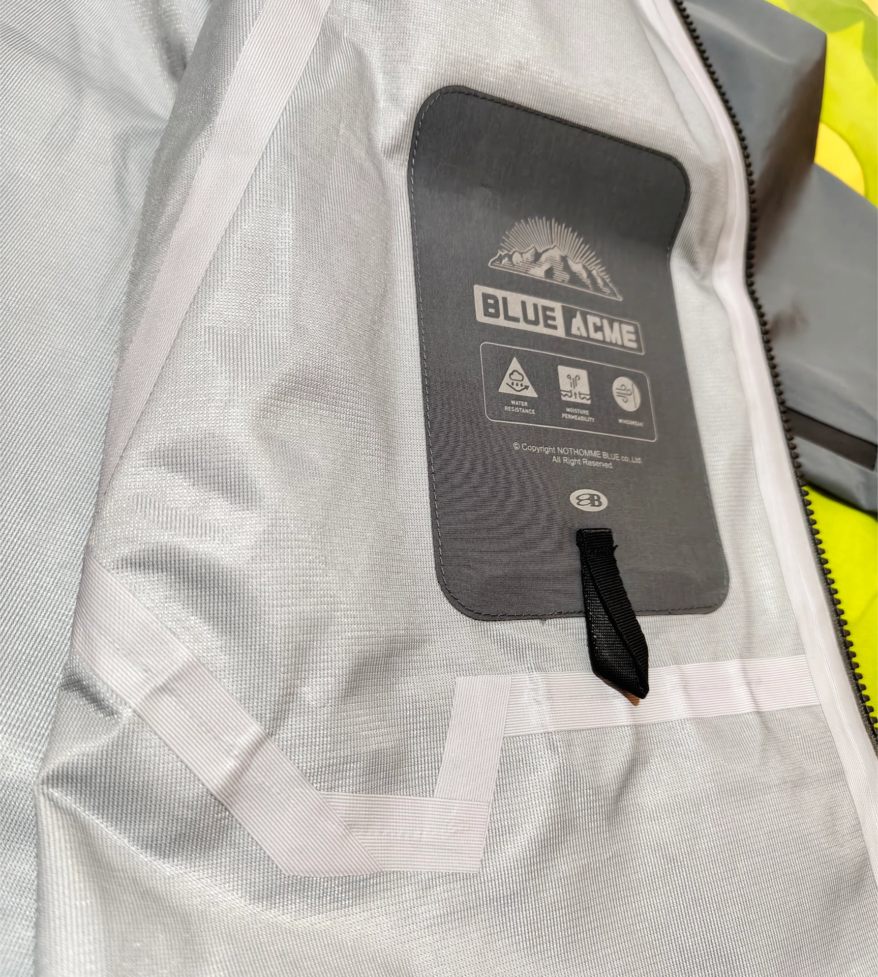 custom review-NOTHOMME BLUE Ветровка Унисекс