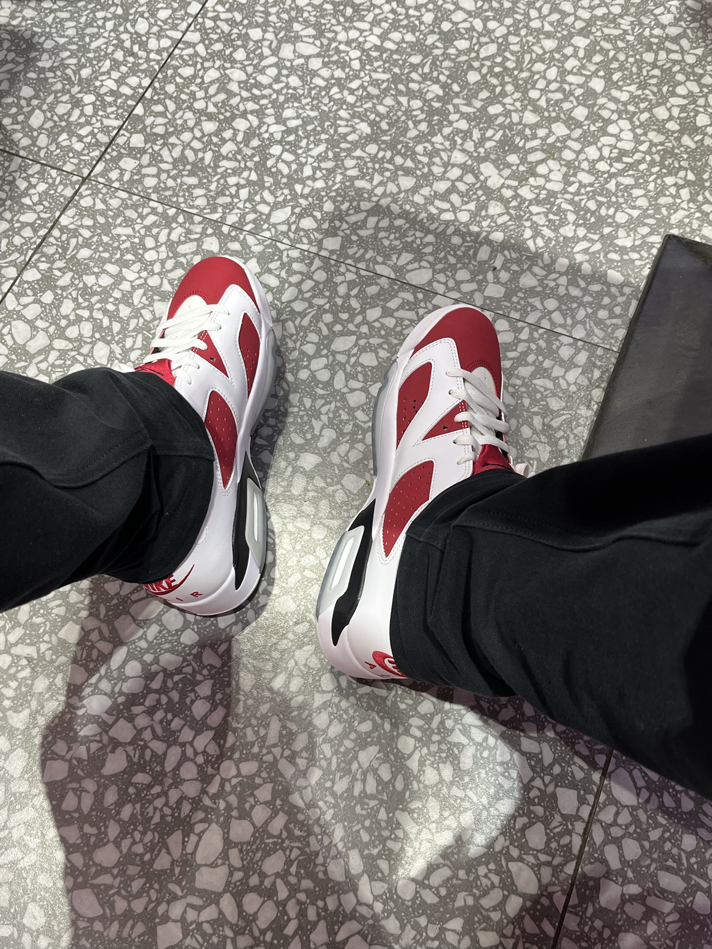 custom review-Jordan Air Jordan 6 Retro 'carmine' High Top Винтажные баскетбольные кроссовки Унисекс Белый Красный Rouge Выпуск 2021 года