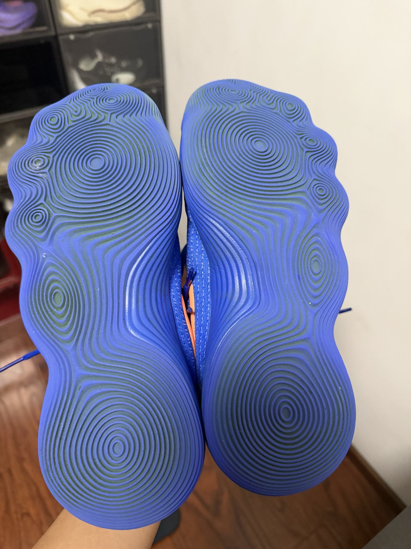 custom review-Nike Hyperdunk 2017 OG Модель Low EP 'Racer Синий' Амортизация Противоскользящий Устойчивый к истиранию Низкий Топ