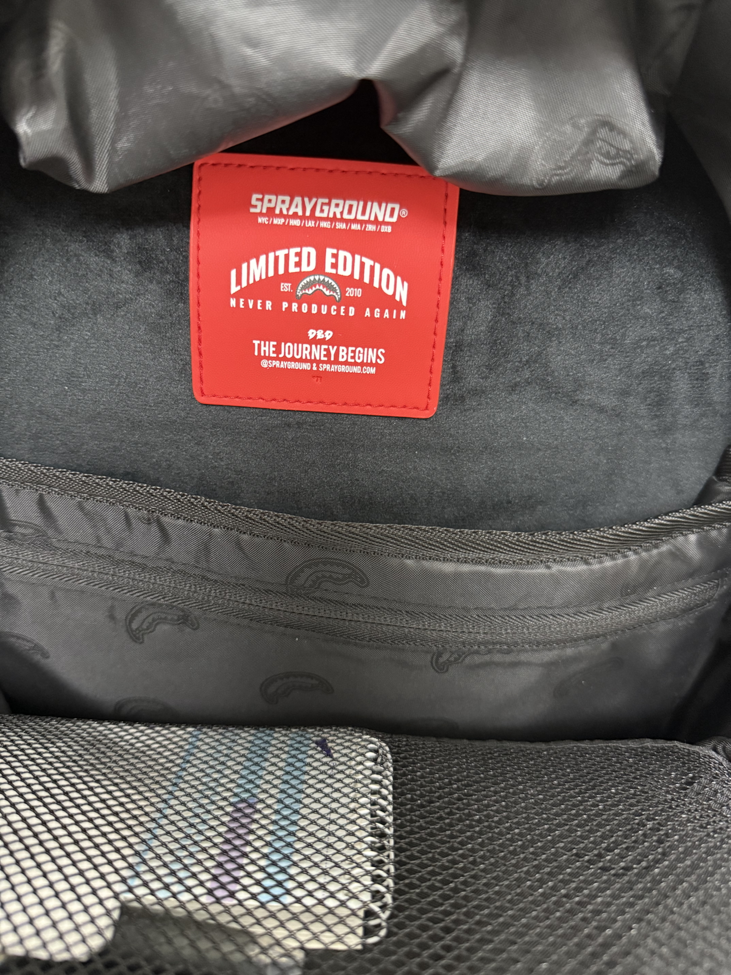 custom review-SPRAYGROUND ПВХ Рюкзак Стандартный (Standard) Унисекс Черный