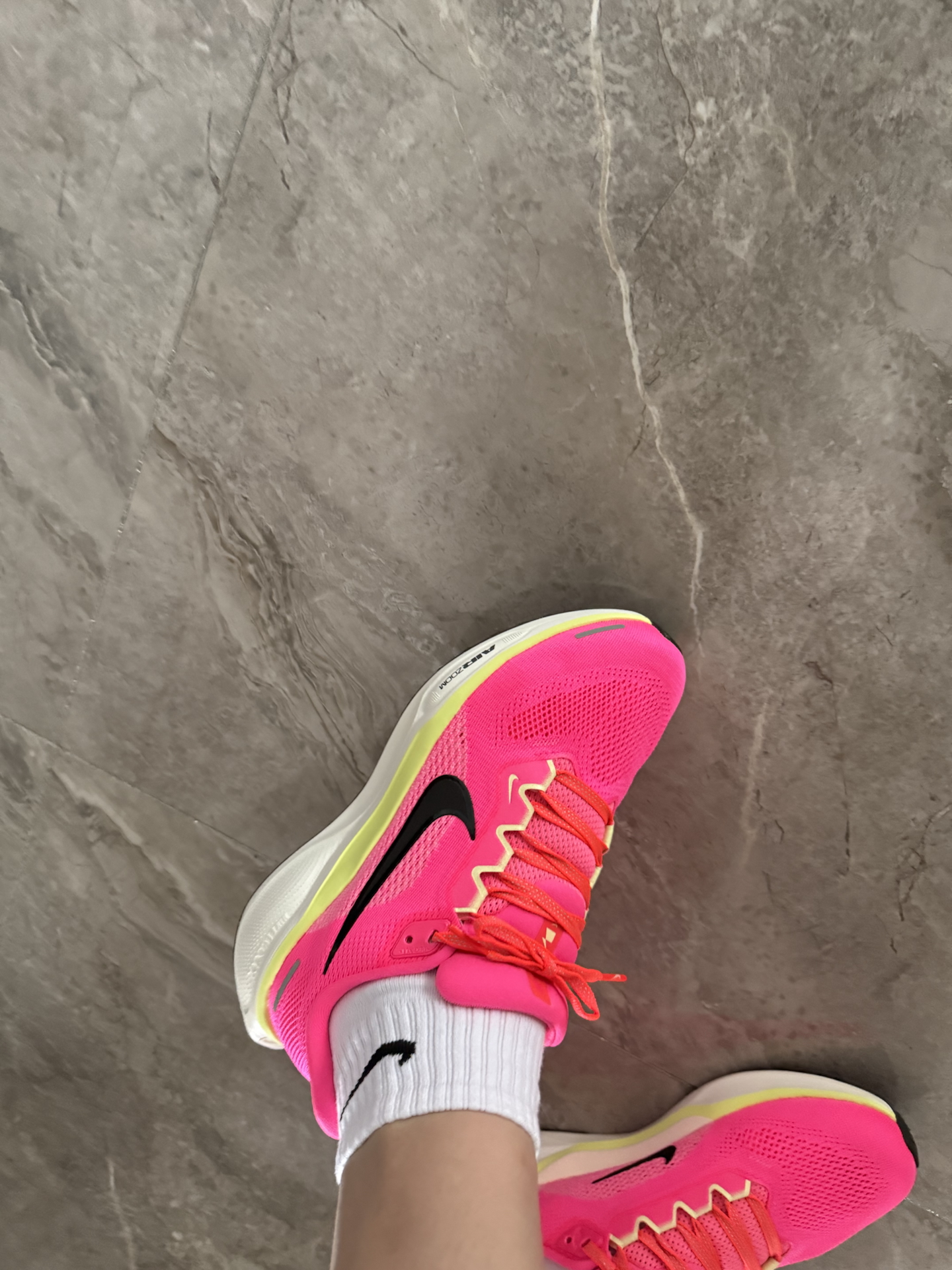 custom review-Nike Pegasus 41 Устойчивый к истиранию Дышащий Низкий Топ Повседневные Беговые кроссовки Женские Ярко-красные