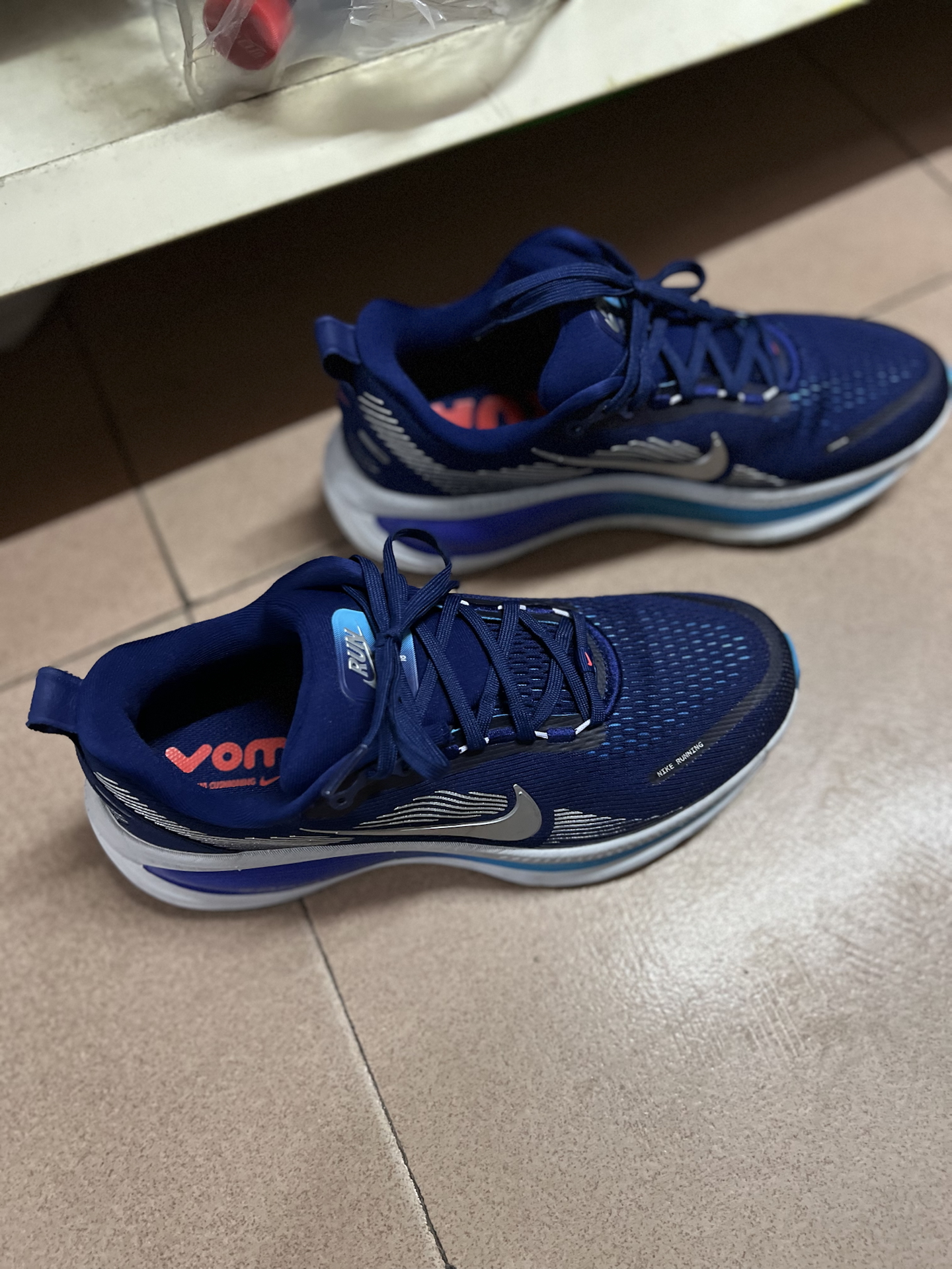 custom review-Nike Vomero 18 Slip-Resistant Abrasion-Resistant Breathable Low-Top Casual Running Shoes Men's Blue Найк Вомеро 18 Противоскользящий Устойчивый к Износу Дышащий Низкий Топ Повседневные Беговые Кроссовки Мужские Синие