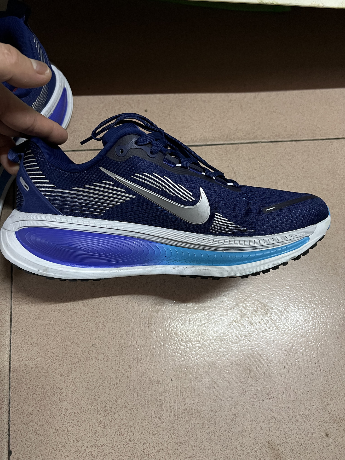 custom review-Nike Vomero 18 Slip-Resistant Abrasion-Resistant Breathable Low-Top Casual Running Shoes Men's Blue Найк Вомеро 18 Противоскользящий Устойчивый к Износу Дышащий Низкий Топ Повседневные Беговые Кроссовки Мужские Синие