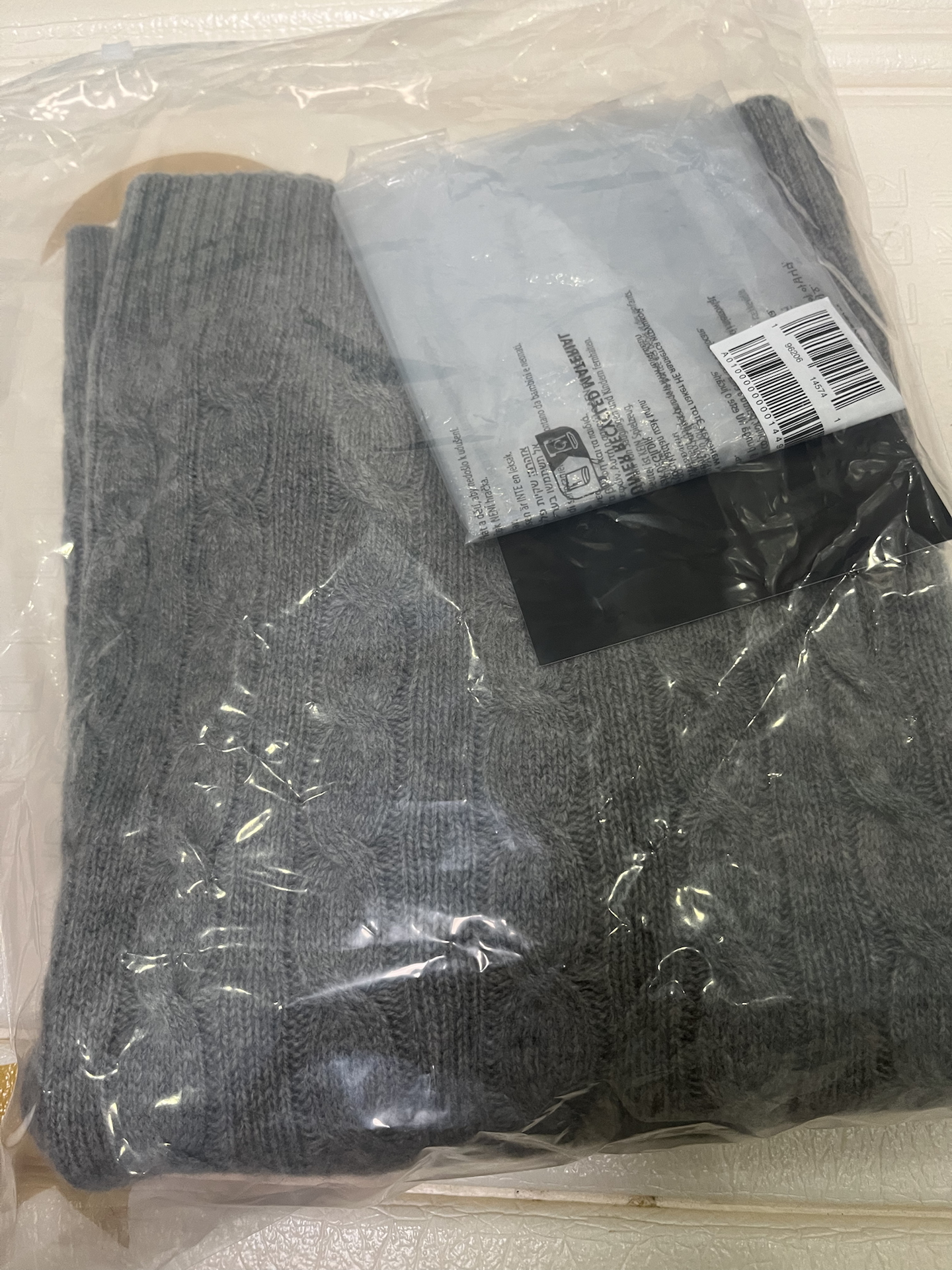 custom review-Polo Ralph Lauren SS23 Кашемир Свитер Мужской Фотиния Серый