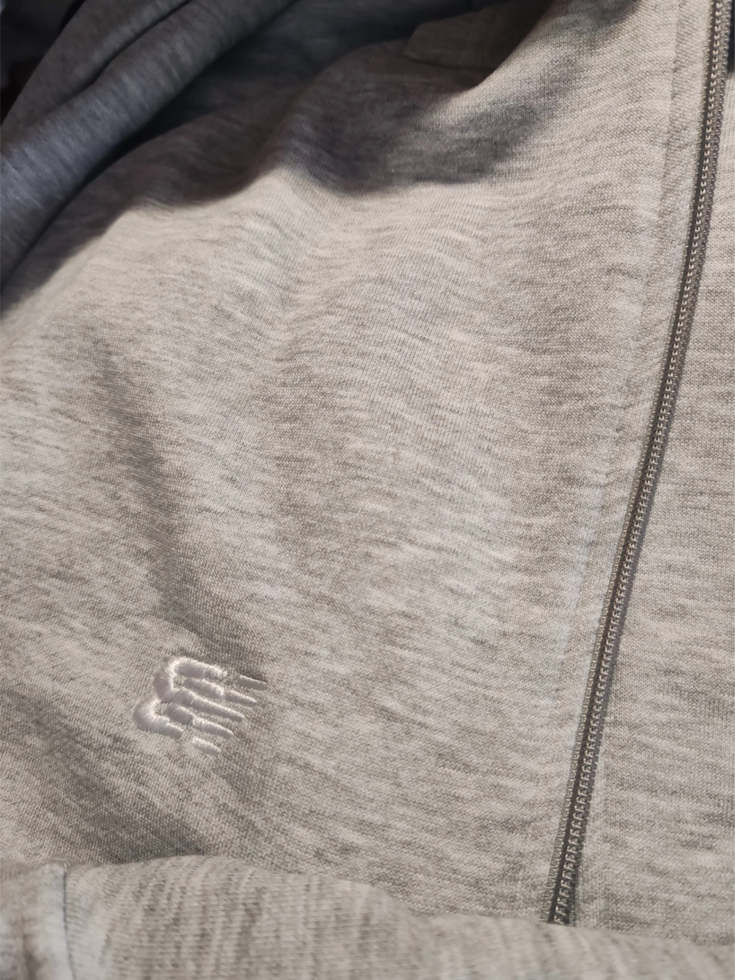 custom review-New Balance 1906 Sport Essentials Логотип French Terry Full Zip Толстовка Мужской Серый