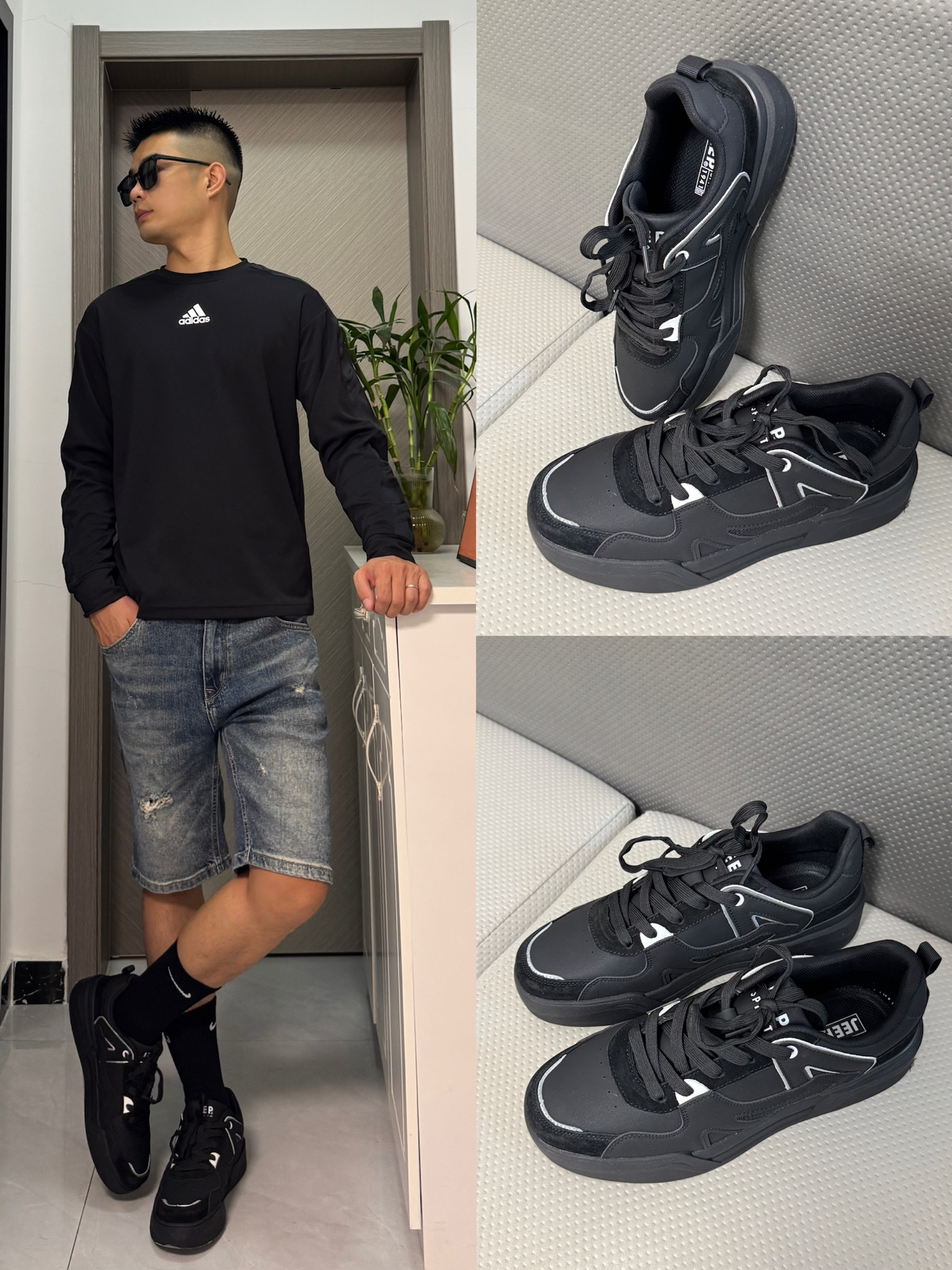 夏日穿搭看不腻黑武士空军一号板鞋!