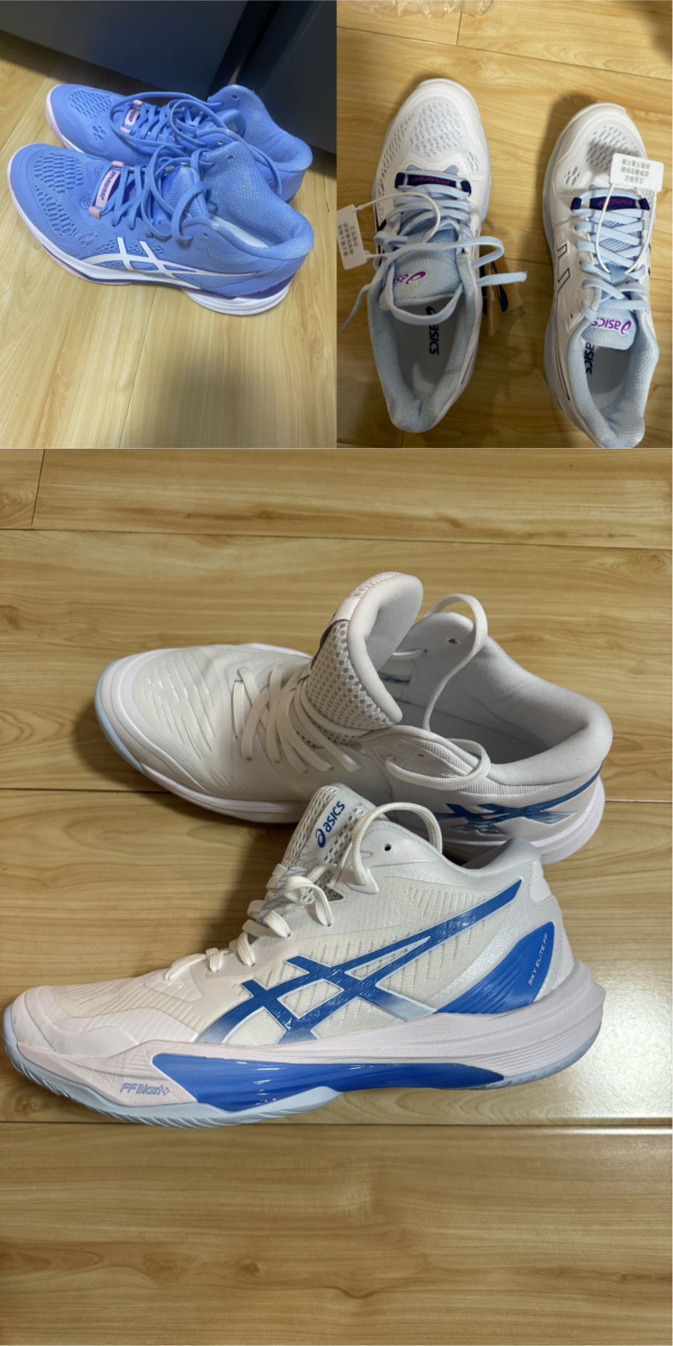 custom review-ASICS SKY ELITE FF MT 3 Удобные Износостойкие Низкие Кроссовки для тренировок Женские Синие Белые
