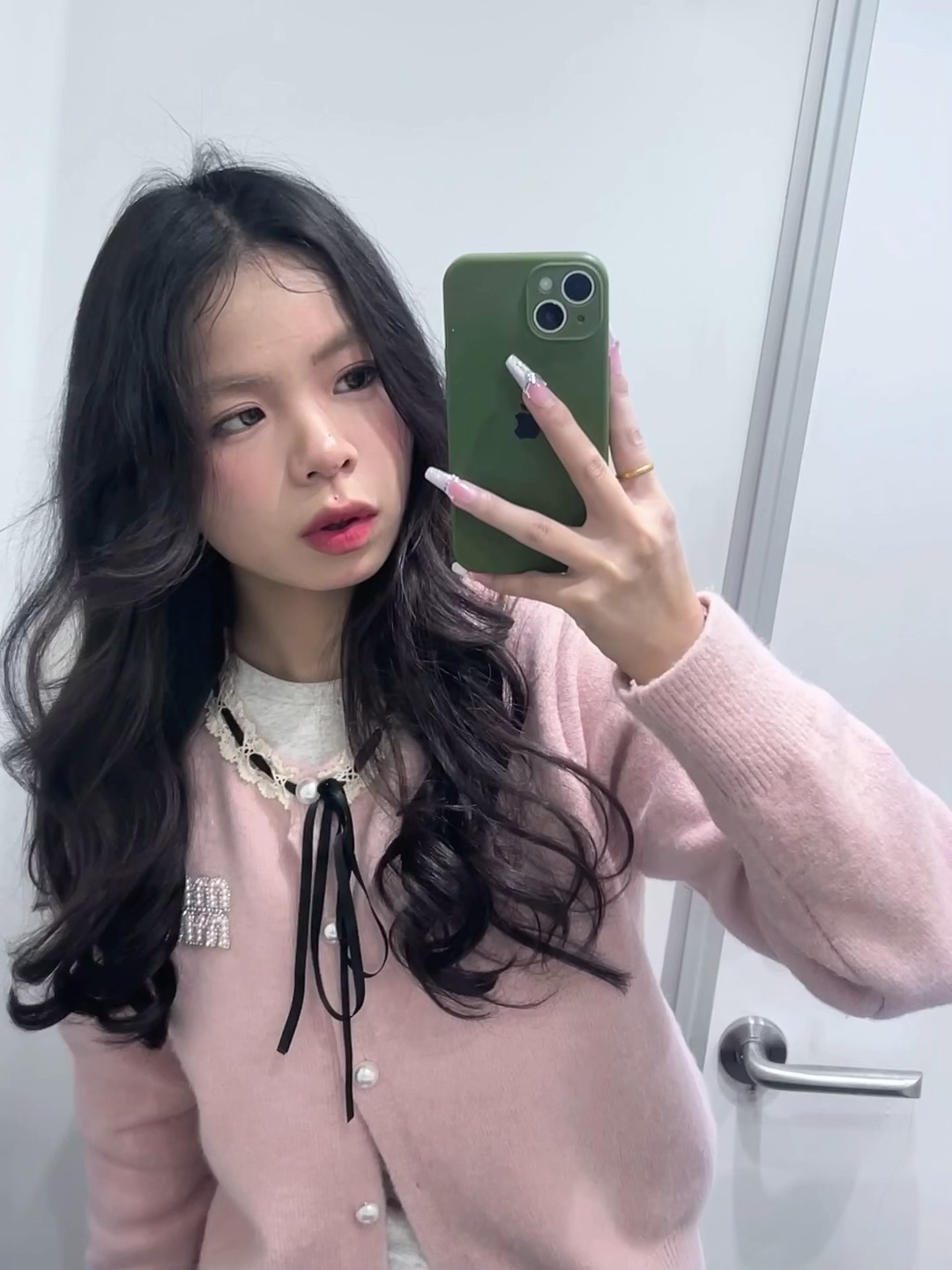 卷发棒带来的韩系氛围感!