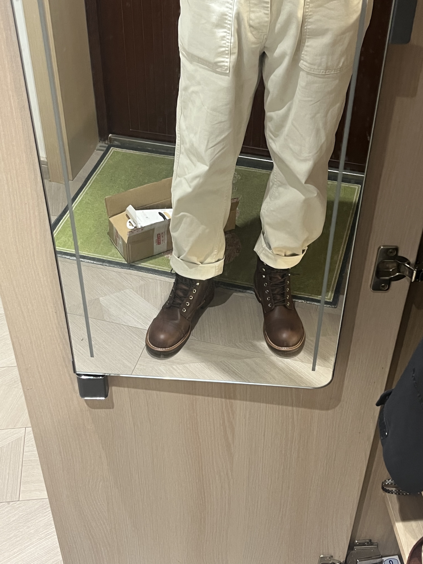 custom review-Red Wing 15 см Армейские ботинки Мужские Кофейного цвета D Ширина корпуса