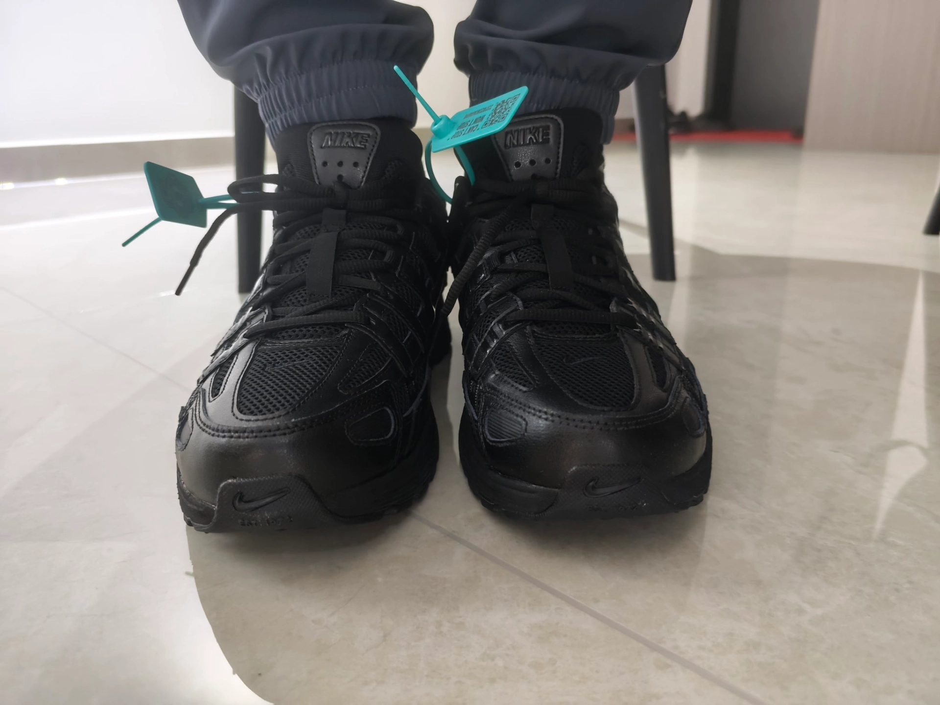 custom review-Nike P 6000 Slip Resistant Abrasion Resistant Дышащий Низкий Топ Повседневный Городской Коммутирование Беговые кроссовки Унисекс Черный