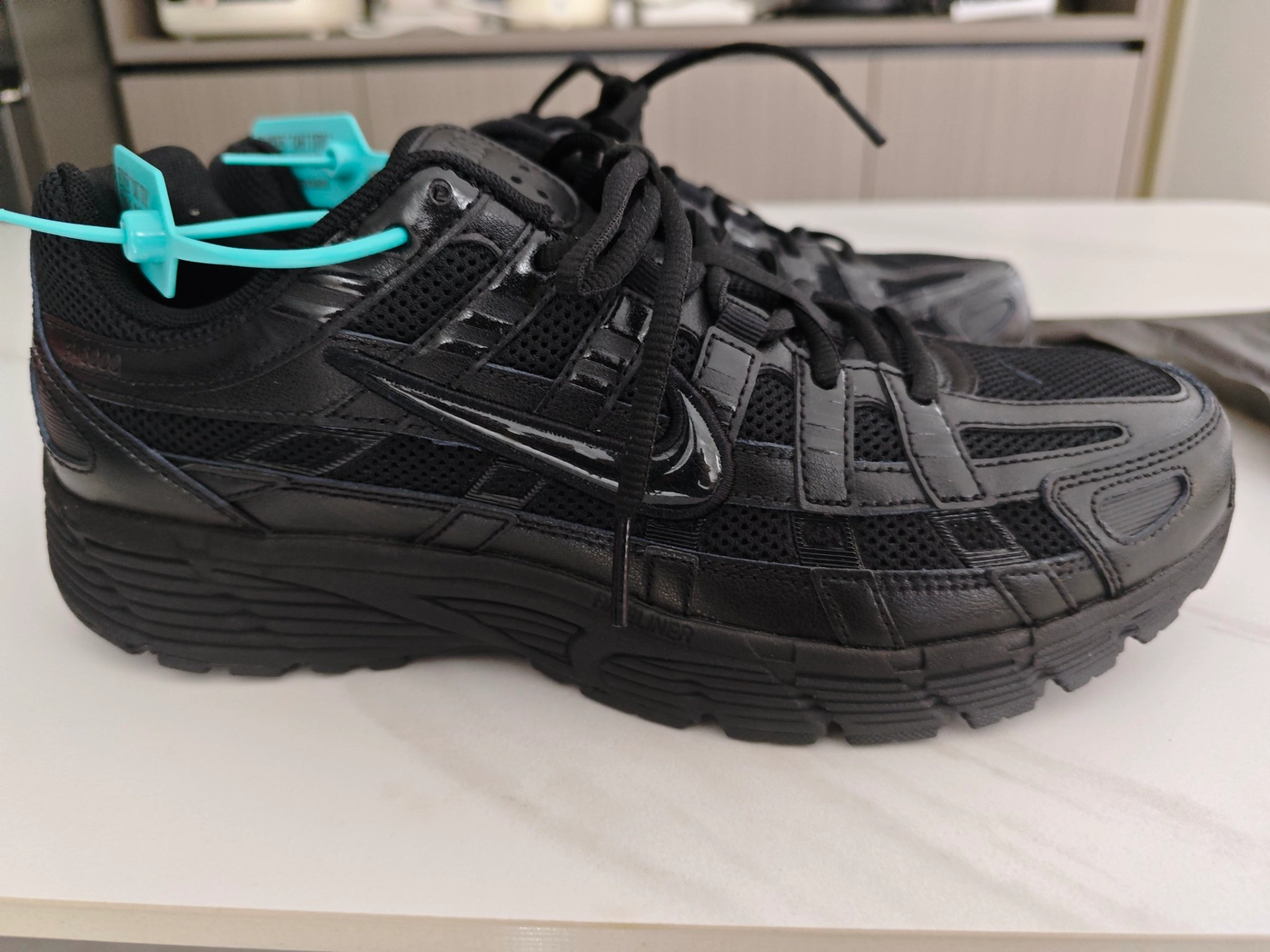 custom review-Nike P 6000 Slip Resistant Abrasion Resistant Дышащий Низкий Топ Повседневный Городской Коммутирование Беговые кроссовки Унисекс Черный