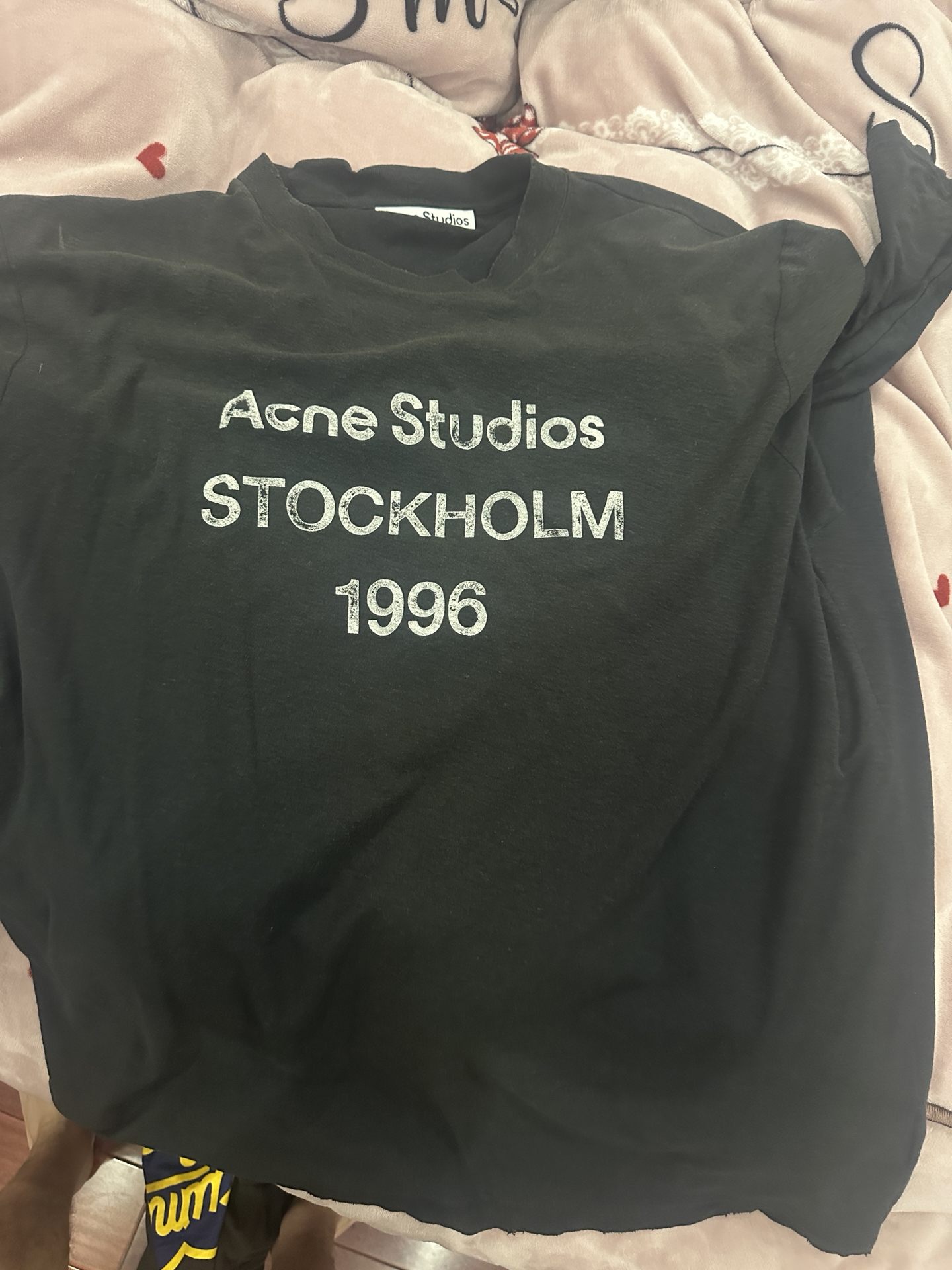 custom review-ACNE STUDIOS Свитшот Унисекс Черный