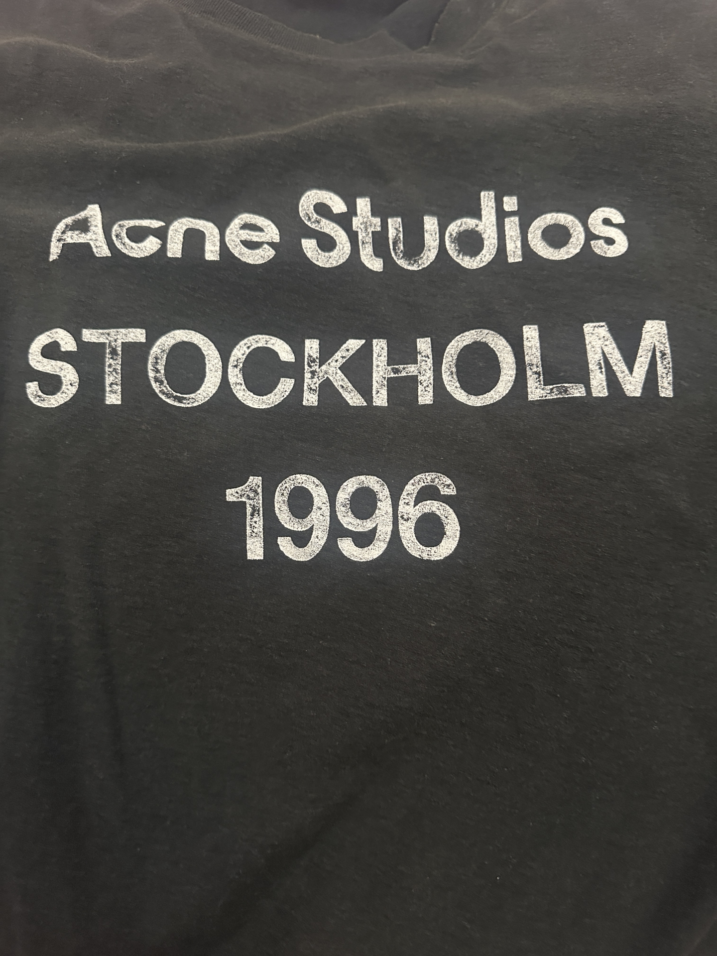 custom review-ACNE STUDIOS Свитшот Унисекс Черный