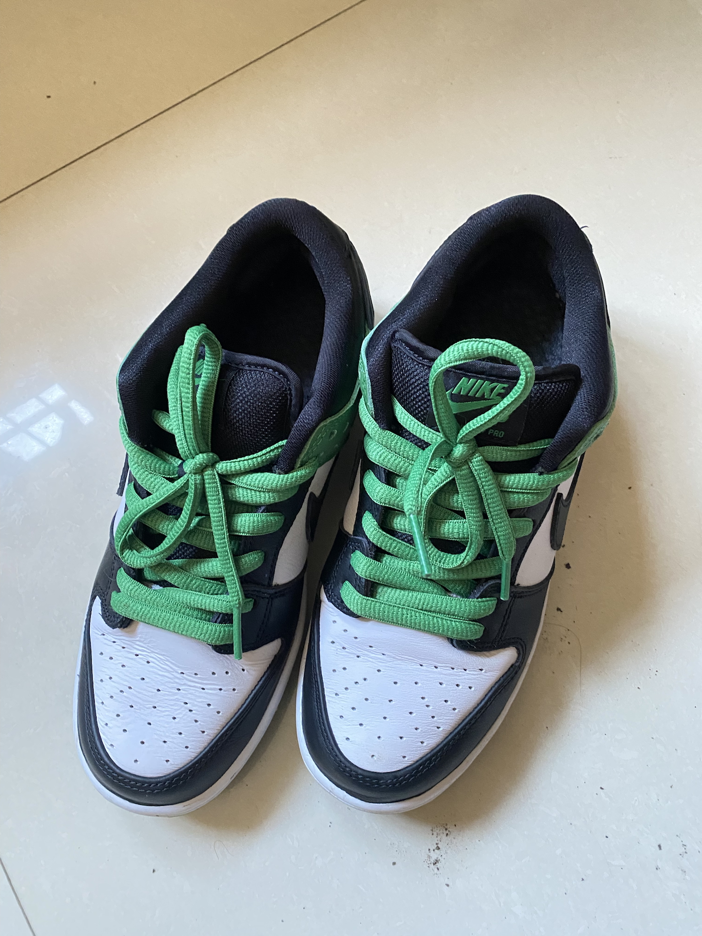 custom review-Nike Dunk SB Low Топ Скейтборд Кроссовки Унисекс Черный Зеленый