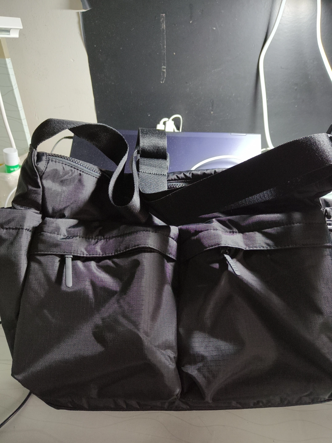 custom review-UNIQLO Полиамид Кросс-боди Сумка Стандартная Унисекс Черная