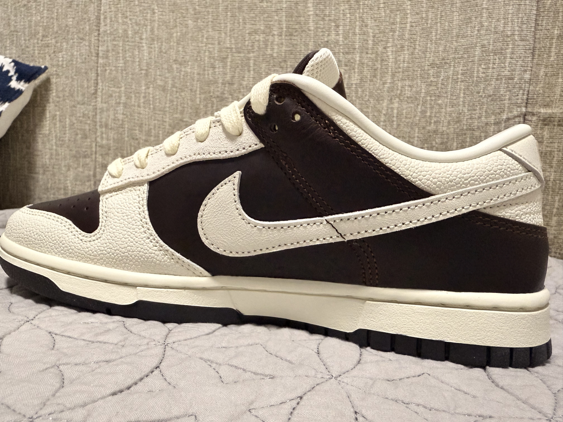 custom review-Nike Dunk Устойчивые к истиранию Низкие Кроссовки для скейтбординга Мужские Коричневый Белый