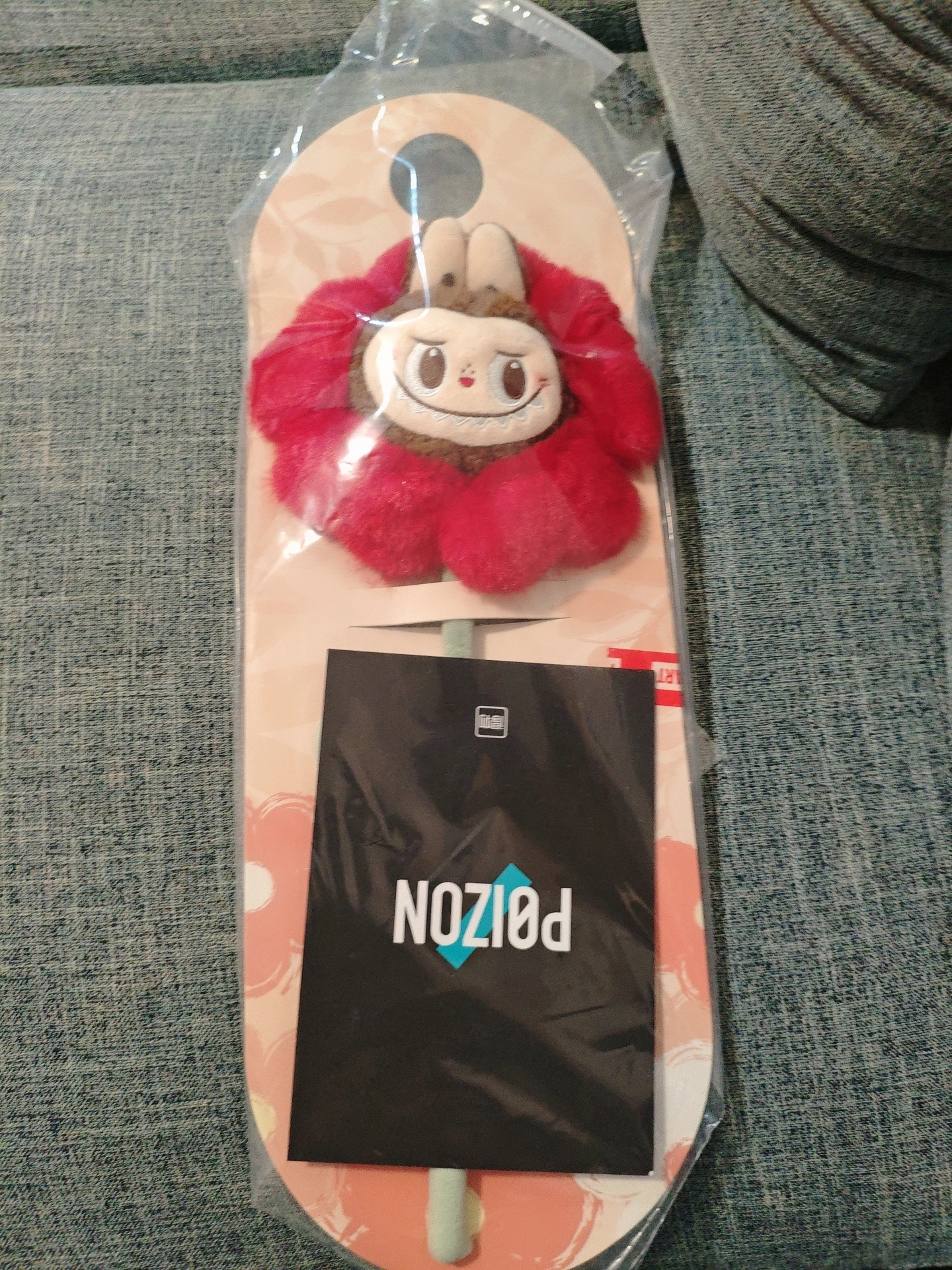 custom review-POP MART LABUBU Flower Fairy Цветочный Букет Красная Плюшевая Кукла 30см